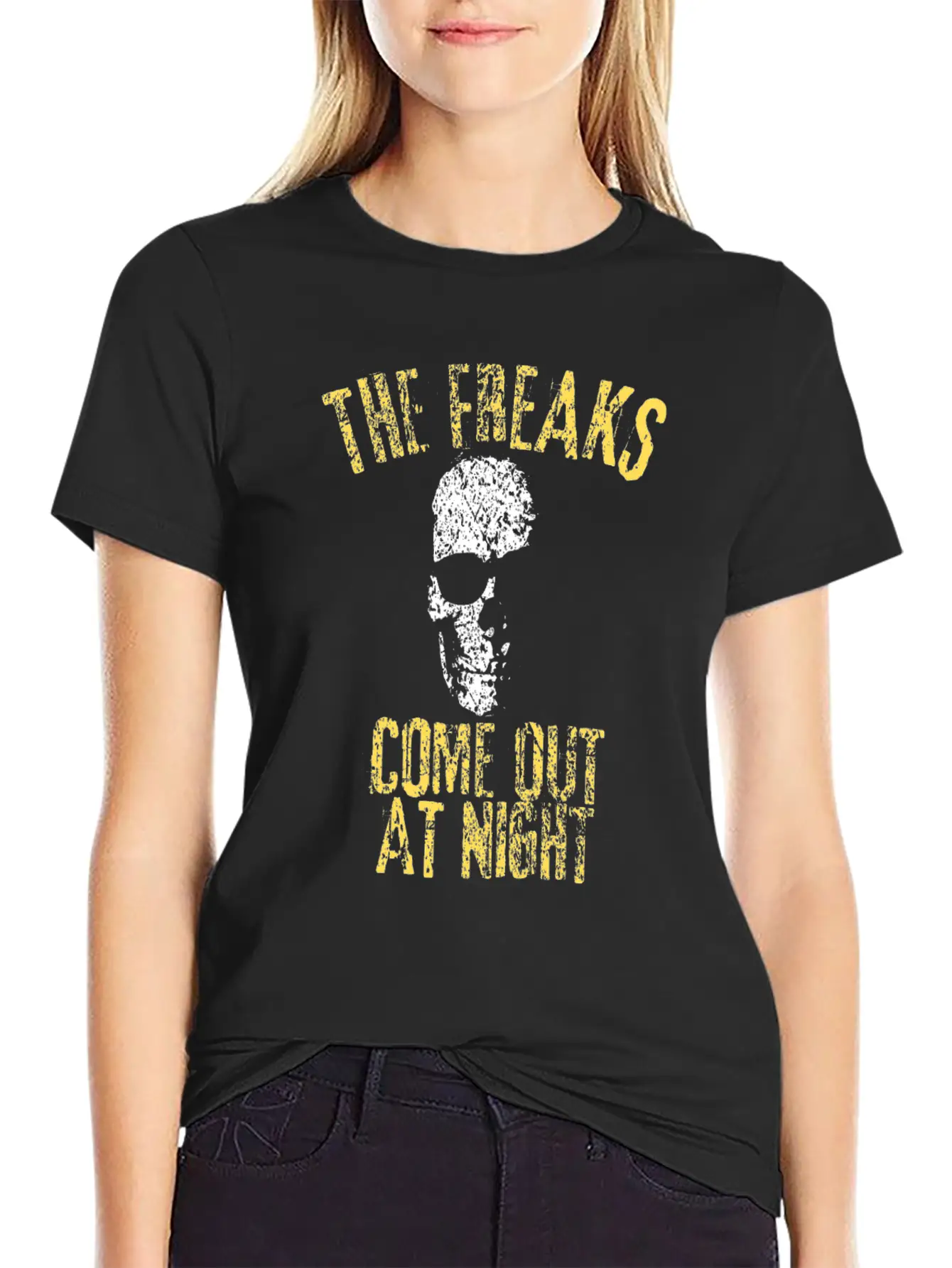 The Freaks Come Out At Night Unisex Short Sleeve Soft Cotton T-Shirt – Casual Everyday Wear