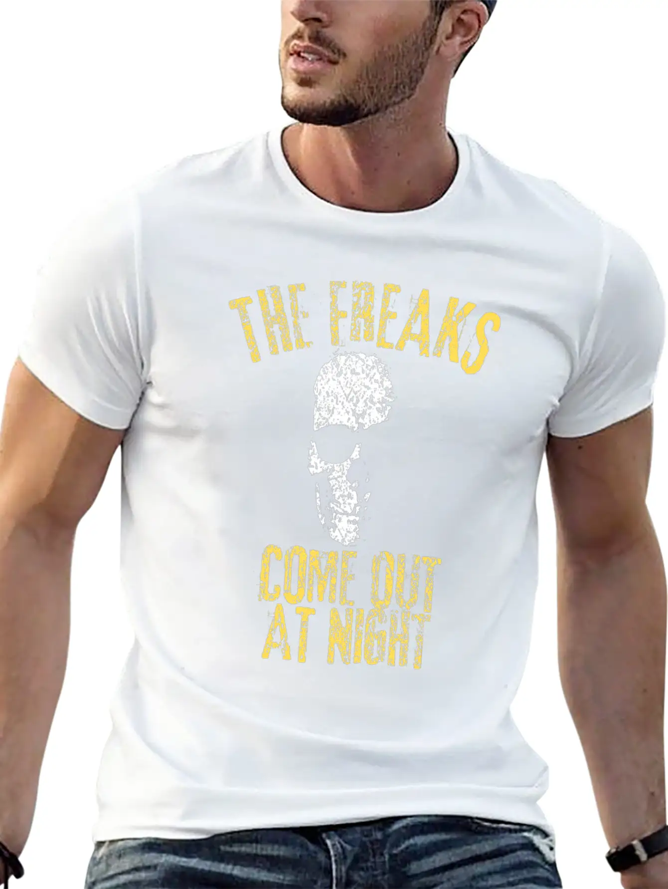 The Freaks Come Out At Night Unisex Short Sleeve Soft Cotton T-Shirt – Casual Everyday Wear
