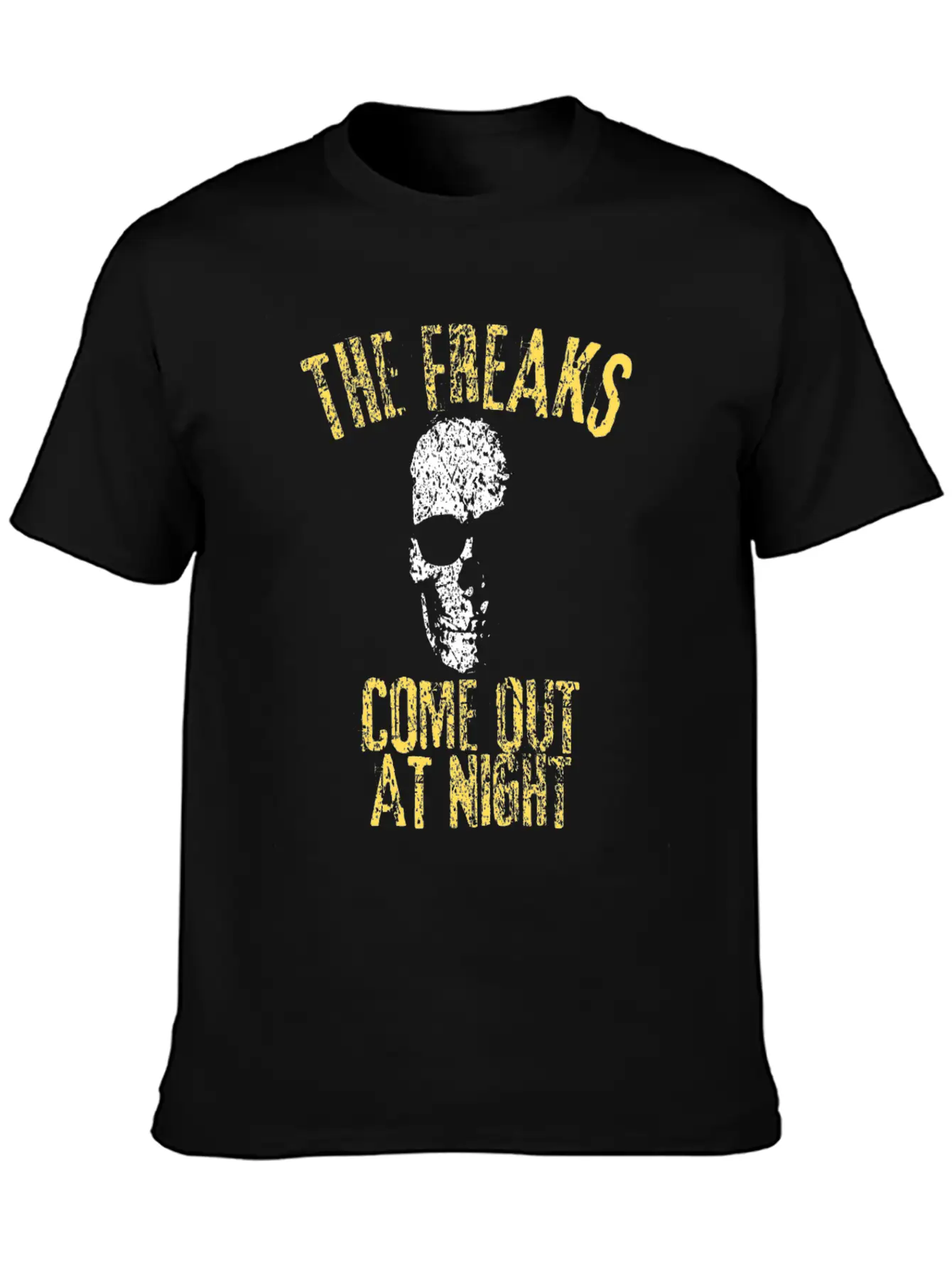 The Freaks Come Out At Night Unisex Short Sleeve Soft Cotton T-Shirt – Casual Everyday Wear