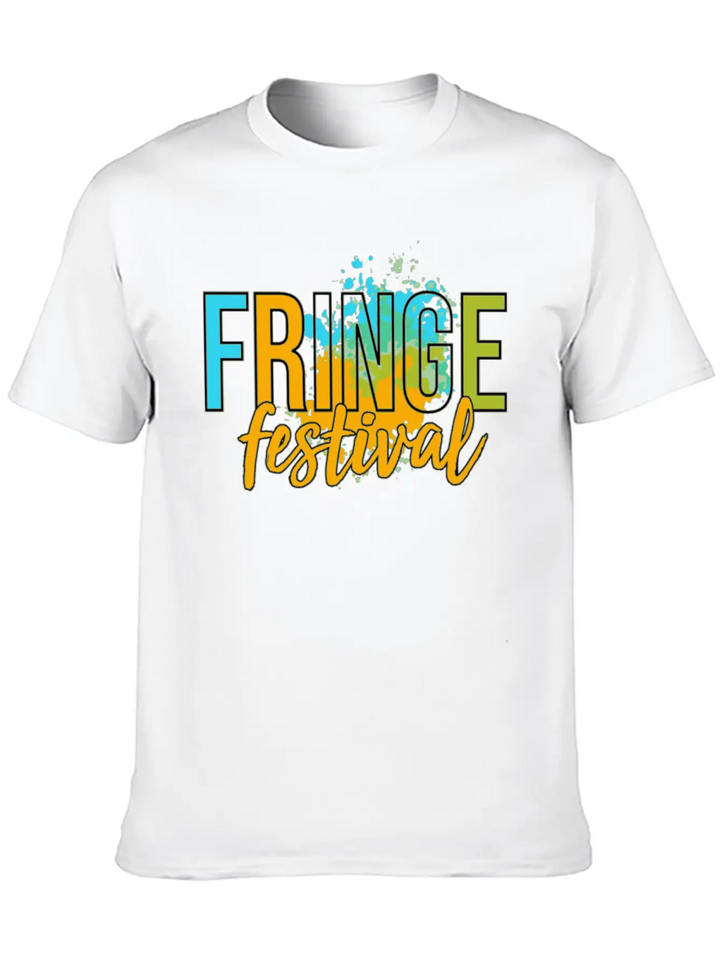 The Fringe Festival Fringe Festival Edinburgh Unisex Short Sleeve Soft Cotton T-Shirt – Casual Everyday Wear