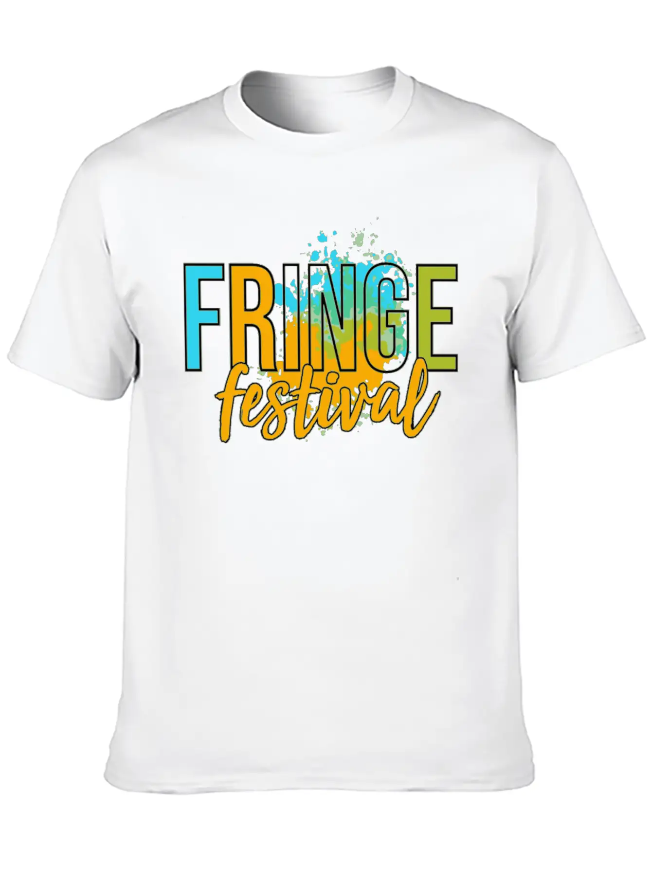 The Fringe Festival Fringe Festival Edinburgh Unisex Short Sleeve Soft Cotton T-Shirt – Casual Everyday Wear