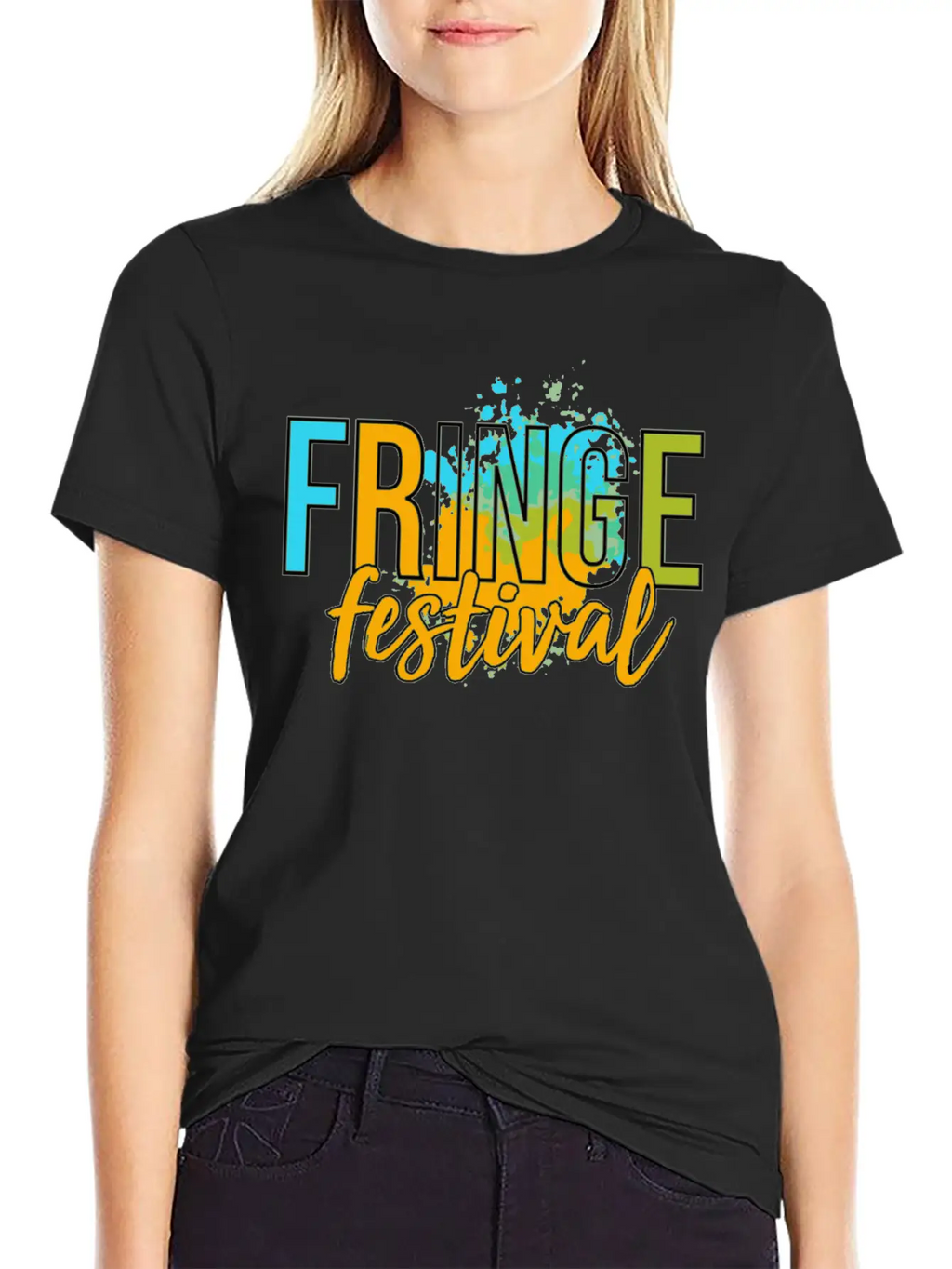 The Fringe Festival Fringe Festival Edinburgh Unisex Short Sleeve Soft Cotton T-Shirt – Casual Everyday Wear