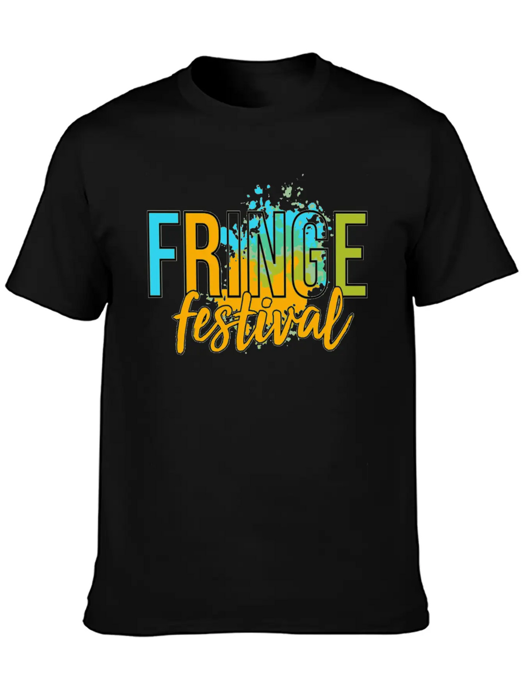 The Fringe Festival Fringe Festival Edinburgh Unisex Short Sleeve Soft Cotton T-Shirt – Casual Everyday Wear