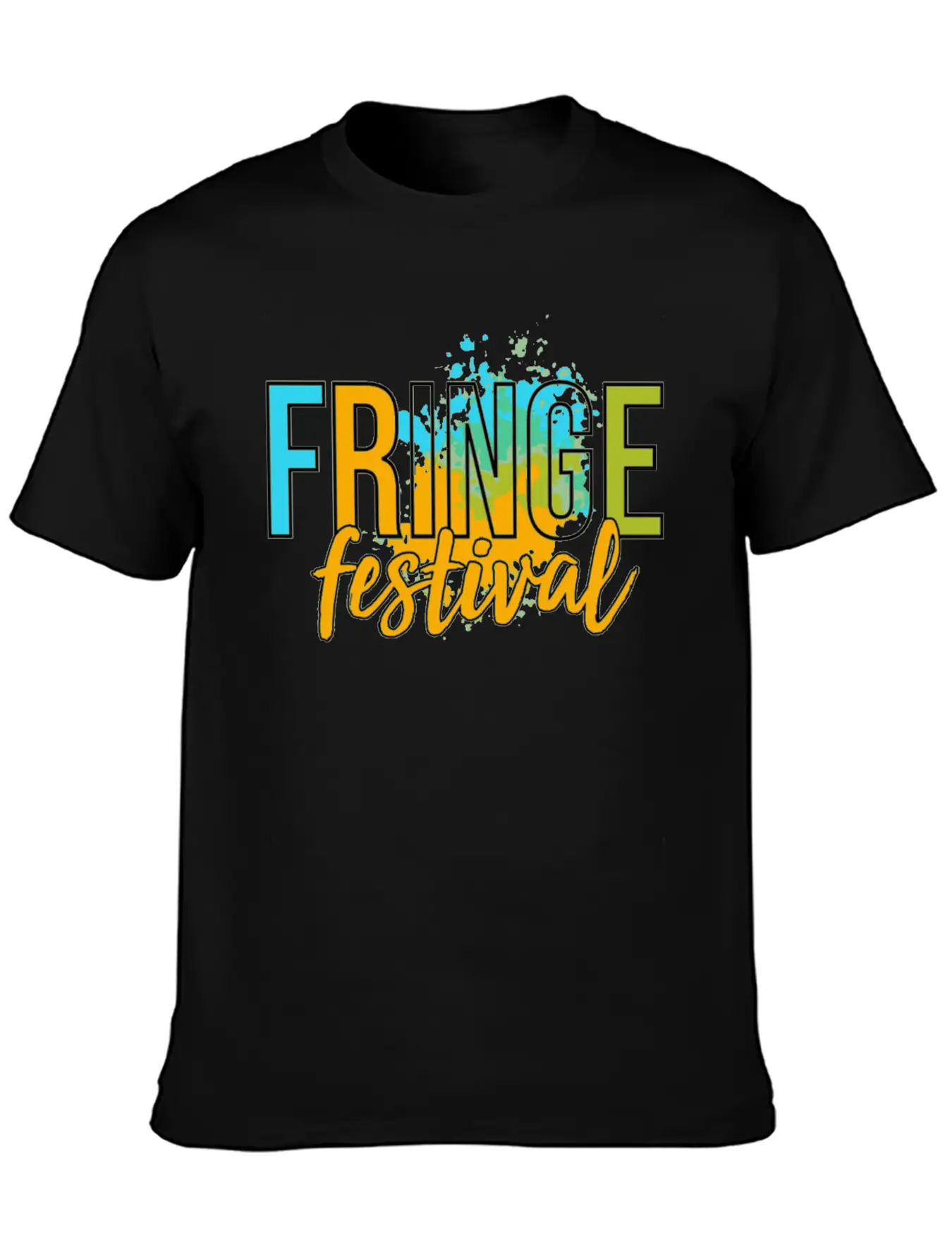 The Fringe Festival Fringe Festival Edinburgh Unisex Short Sleeve Soft Cotton T-Shirt – Casual Everyday Wear