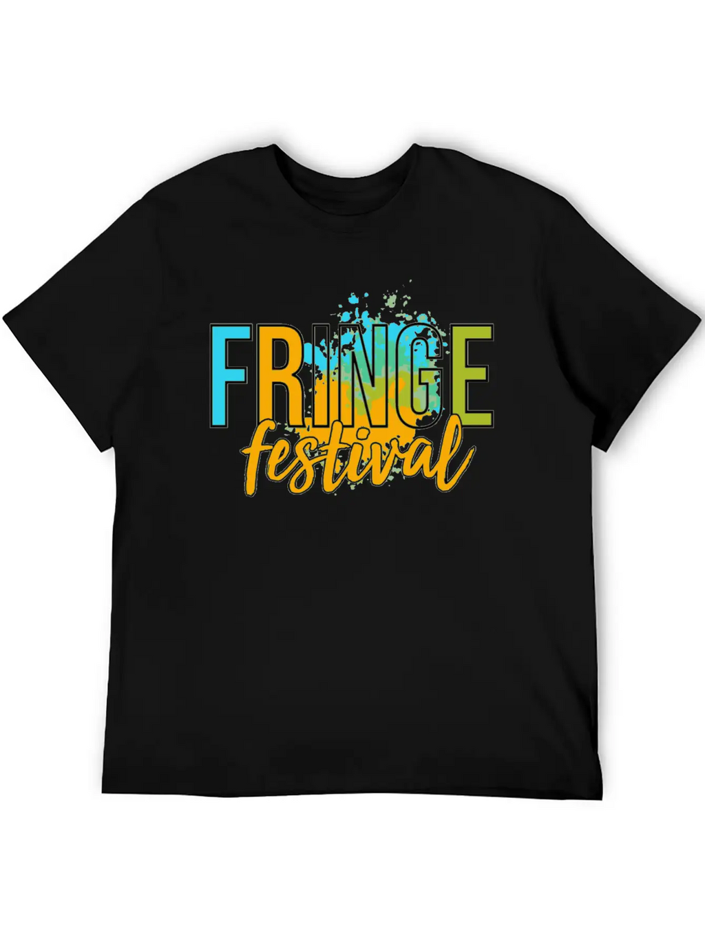 The Fringe Festival Fringe Festival Edinburgh Unisex Short Sleeve Soft Cotton T-Shirt – Casual Everyday Wear