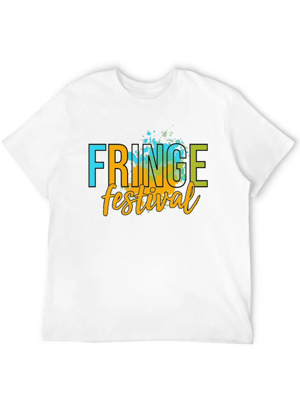 The Fringe Festival Fringe Festival Edinburgh Unisex Short Sleeve Soft Cotton T-Shirt – Casual Everyday Wear