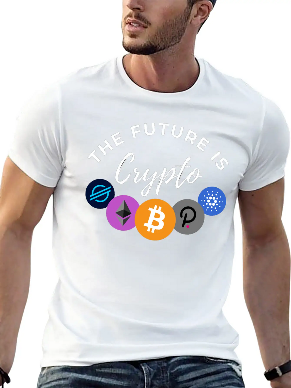 The Future Is Crypto BE Essential Cotton Tee For Daily Outfits – Unisex Style