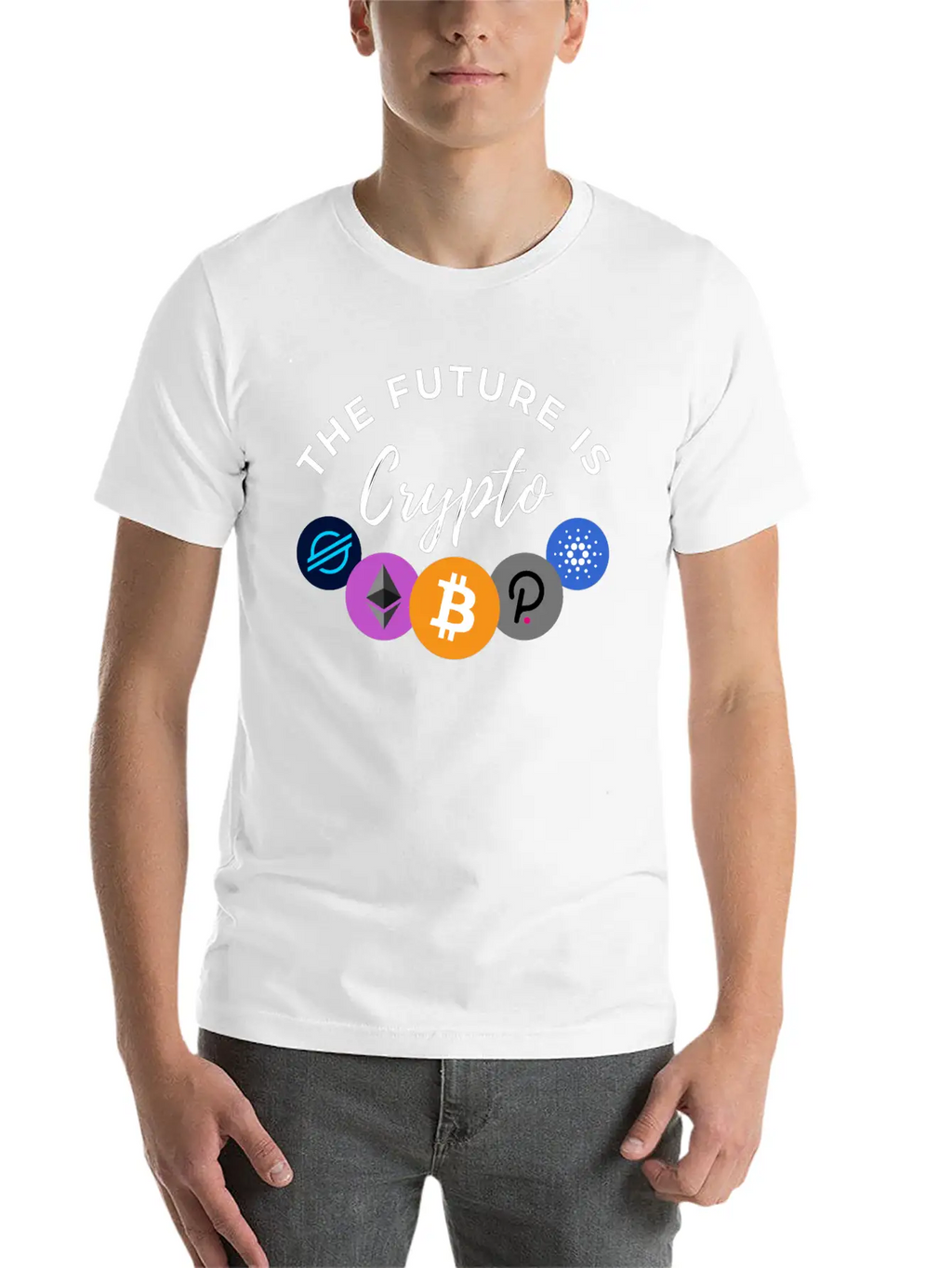 The Future Is Crypto BE Essential Cotton Tee For Daily Outfits – Unisex Style