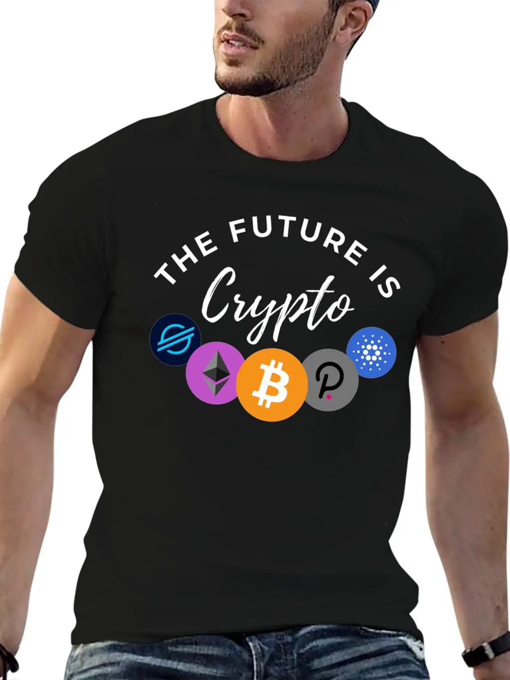 The Future Is Crypto BE Essential Cotton Tee For Daily Outfits – Unisex Style