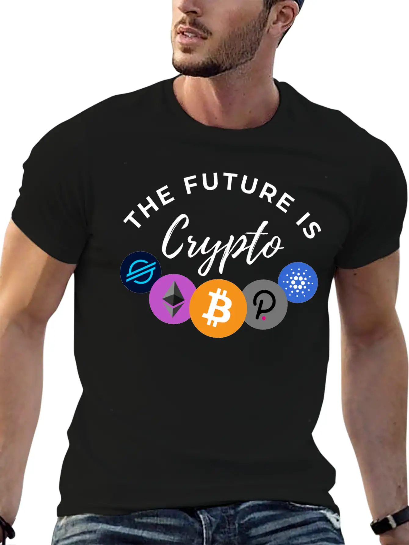 The Future Is Crypto BE Essential Cotton Tee For Daily Outfits – Unisex Style