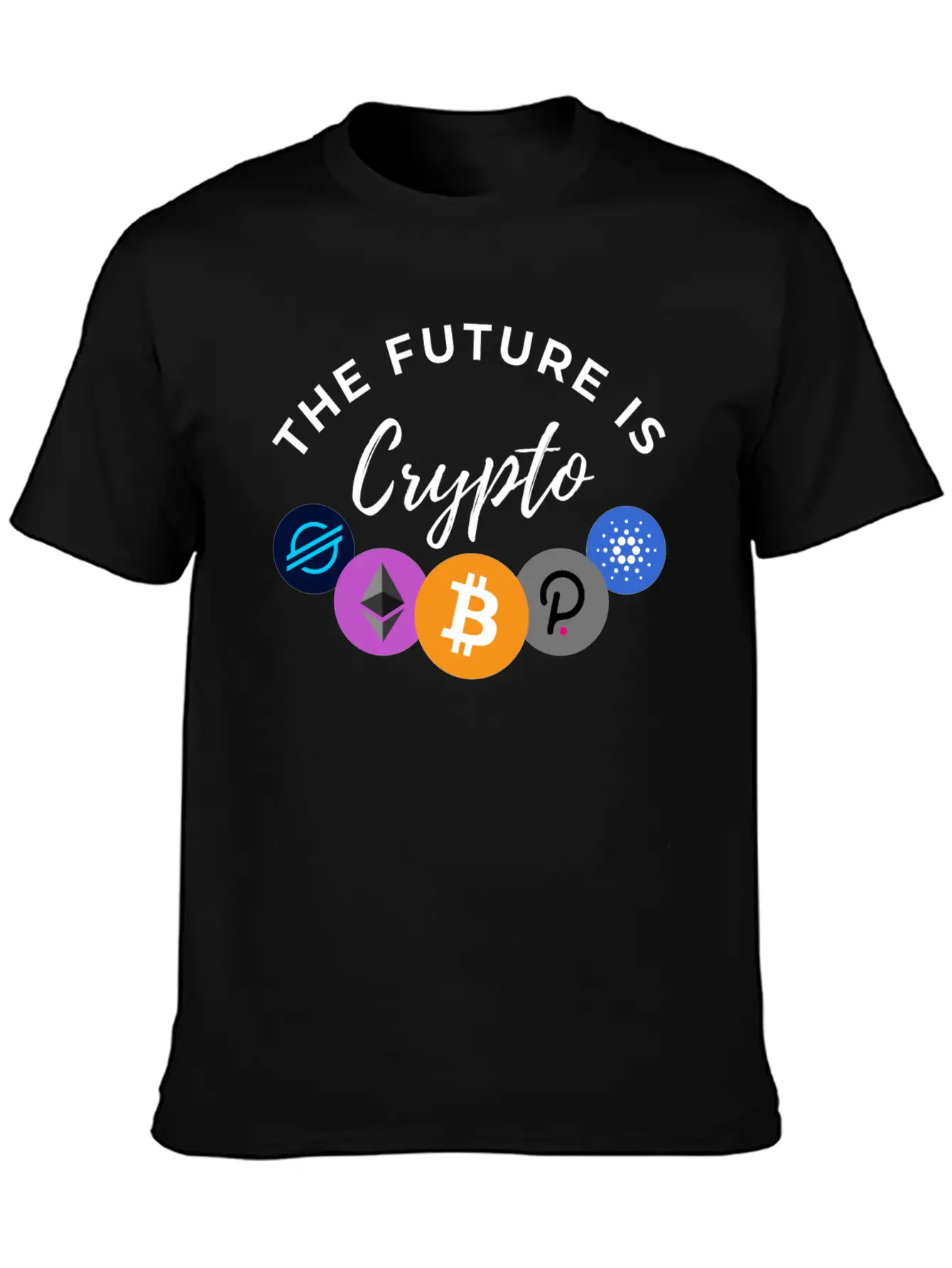 The Future Is Crypto BE Essential Cotton Tee For Daily Outfits – Unisex Style