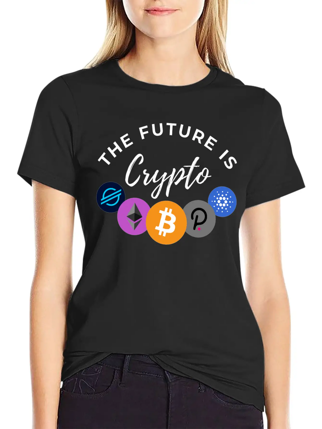 The Future Is Crypto BE Essential Cotton Tee For Daily Outfits – Unisex Style