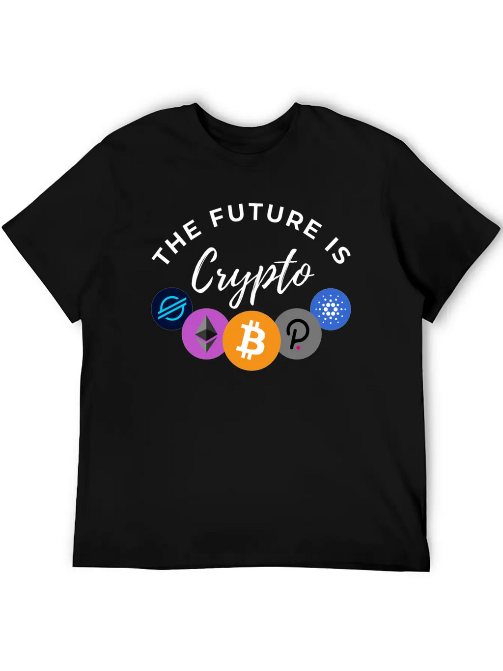 The Future Is Crypto BE Essential Cotton Tee For Daily Outfits – Unisex Style