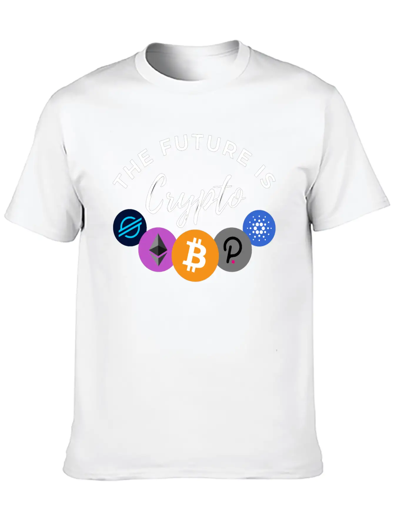The Future Is Crypto BE Essential Cotton Tee For Daily Outfits – Unisex Style