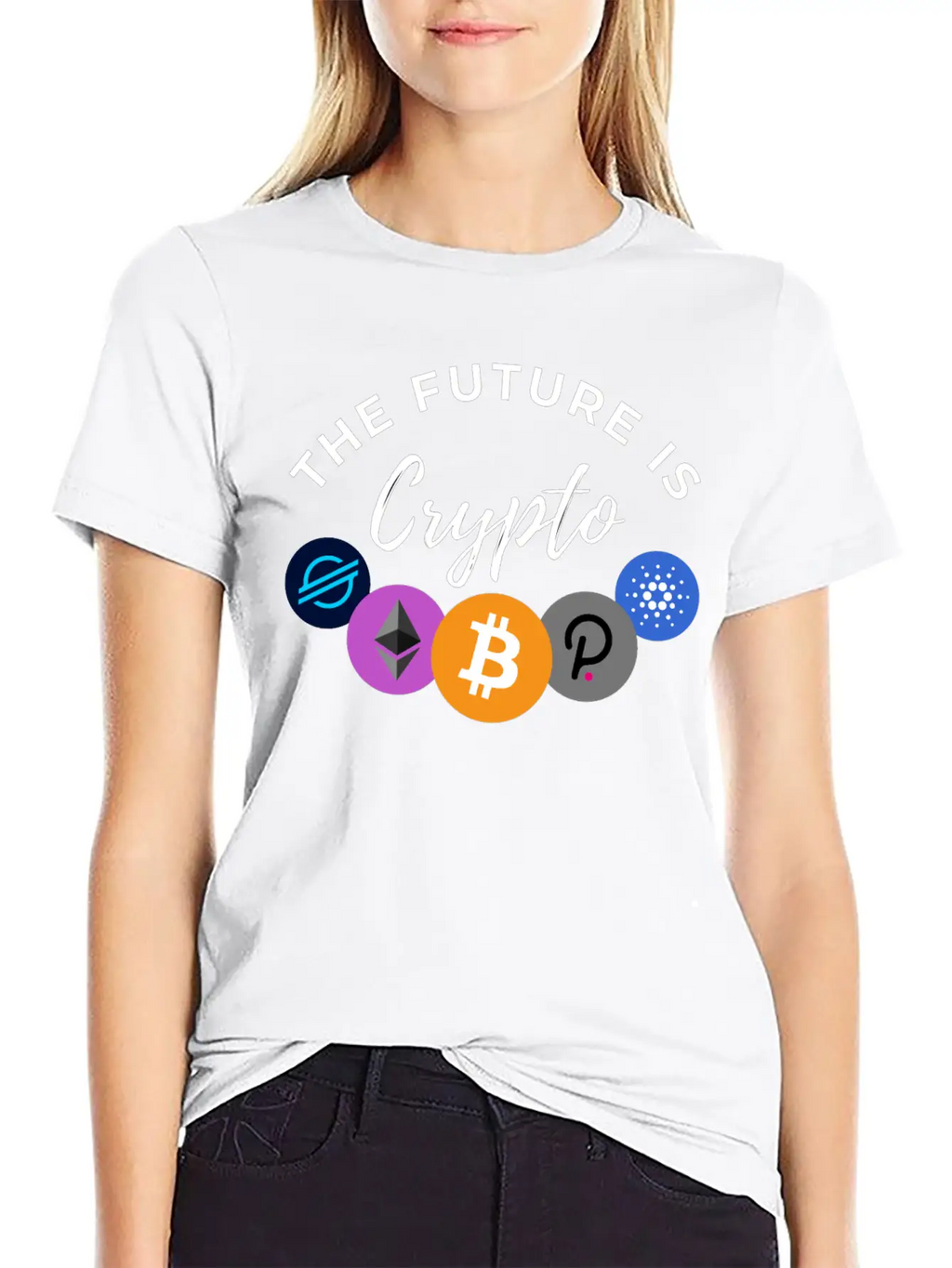 The Future Is Crypto BE Essential Cotton Tee For Daily Outfits – Unisex Style