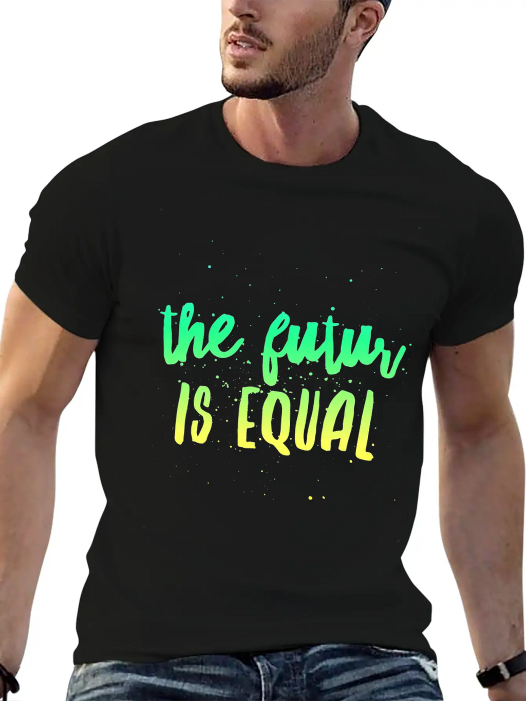 The Future Is Equal Unisex Casual T-Shirt – Clean Design For Daily Comfort