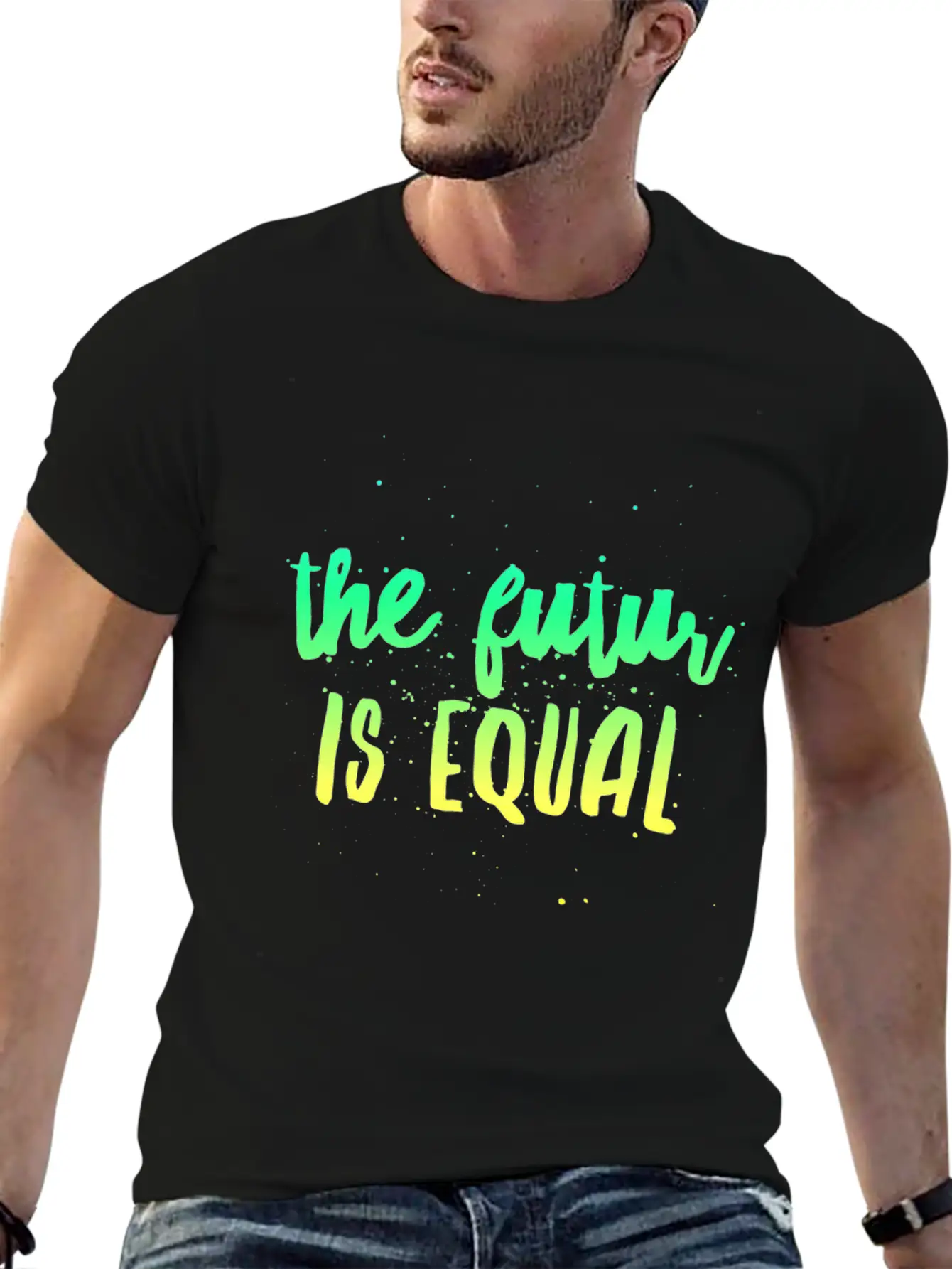The Future Is Equal Unisex Casual T-Shirt – Clean Design For Daily Comfort