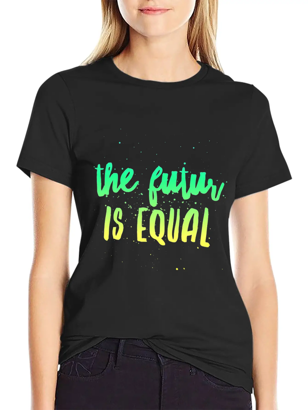 The Future Is Equal Unisex Casual T-Shirt – Clean Design For Daily Comfort