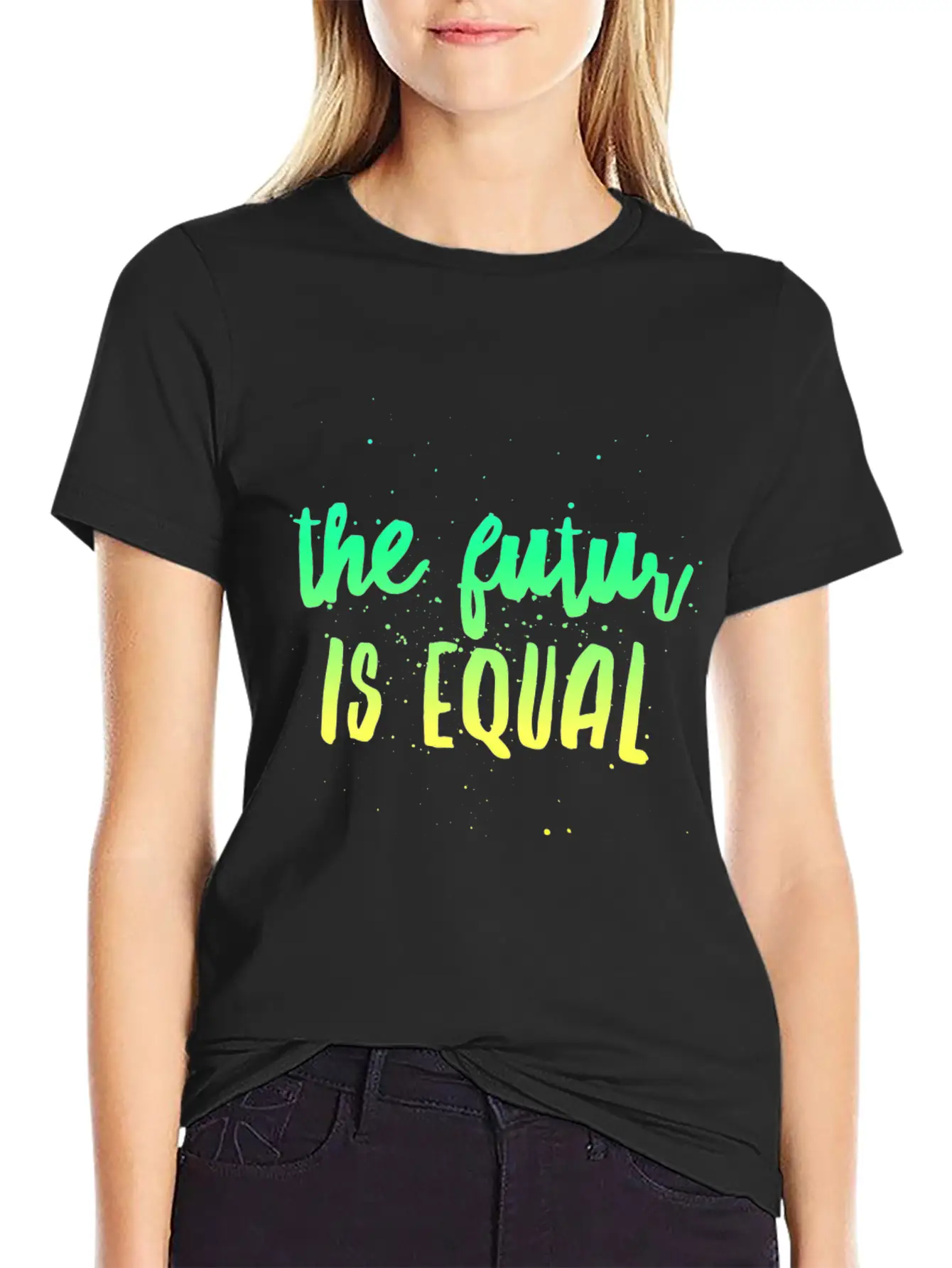 The Future Is Equal Unisex Casual T-Shirt – Clean Design For Daily Comfort