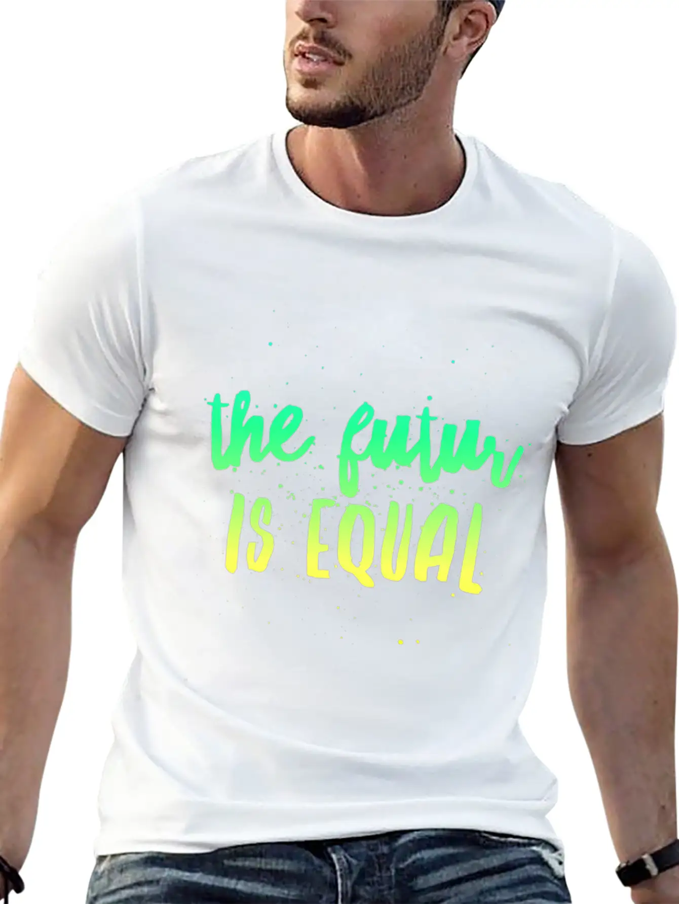 The Future Is Equal Unisex Casual T-Shirt – Clean Design For Daily Comfort