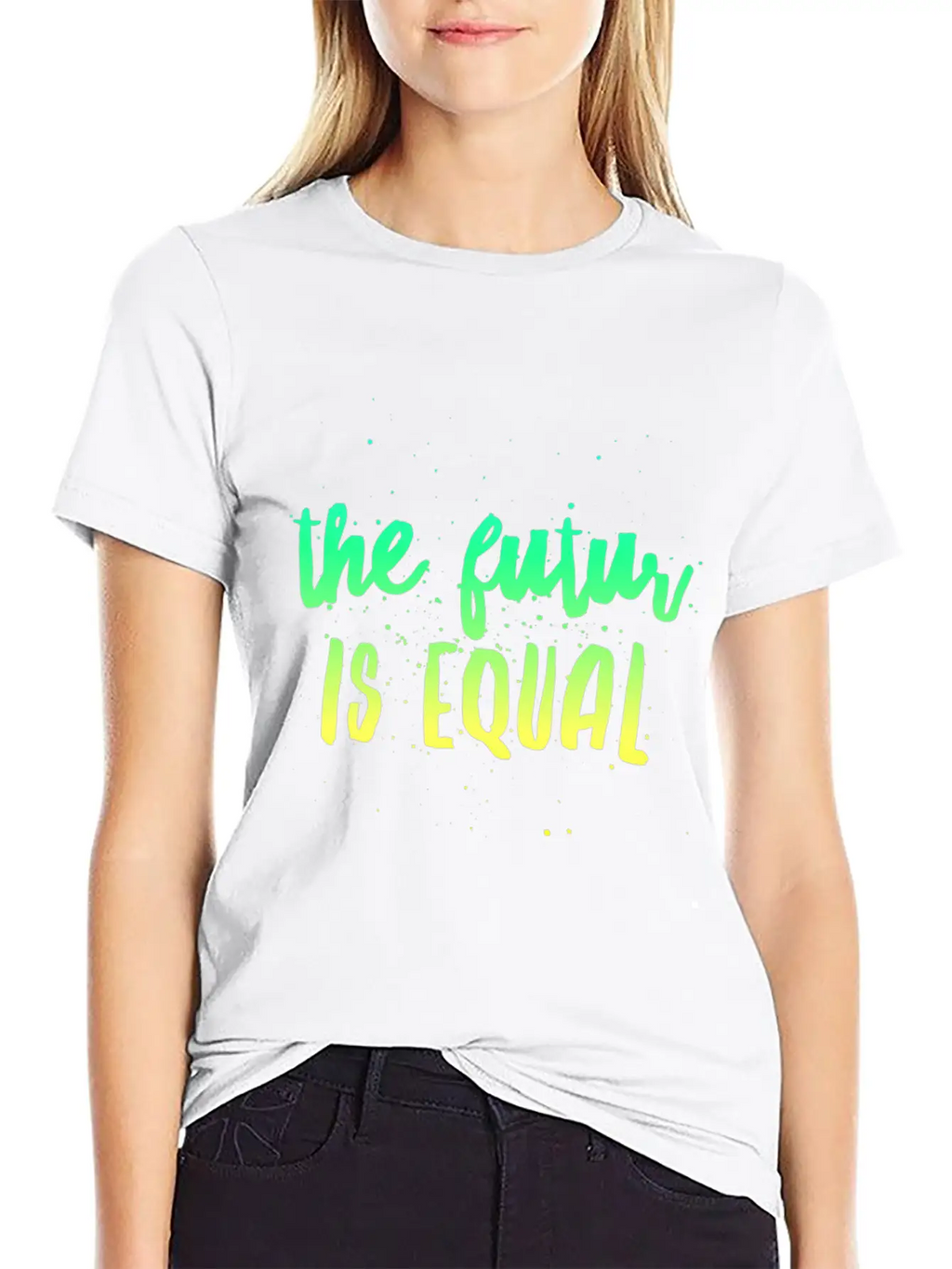 The Future Is Equal Unisex Casual T-Shirt – Clean Design For Daily Comfort
