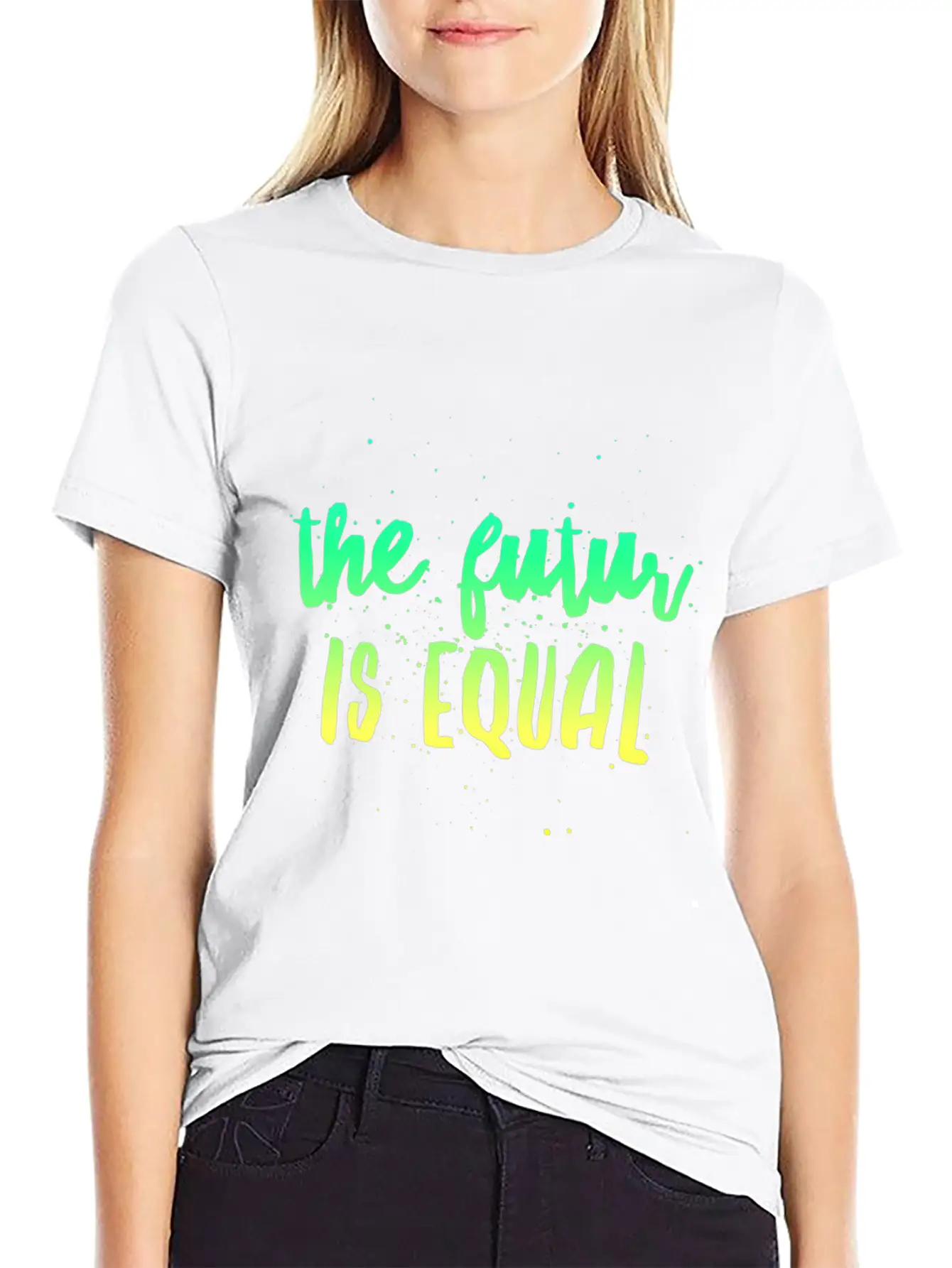 The Future Is Equal Unisex Casual T-Shirt – Clean Design For Daily Comfort