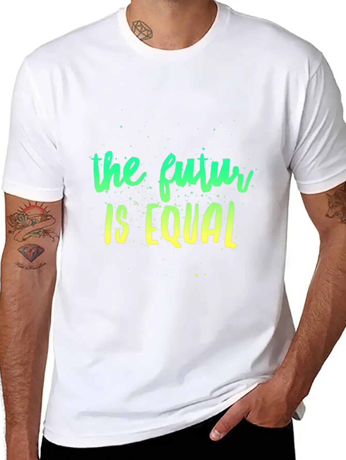 The Future Is Equal Unisex Casual T-Shirt – Clean Design For Daily Comfort