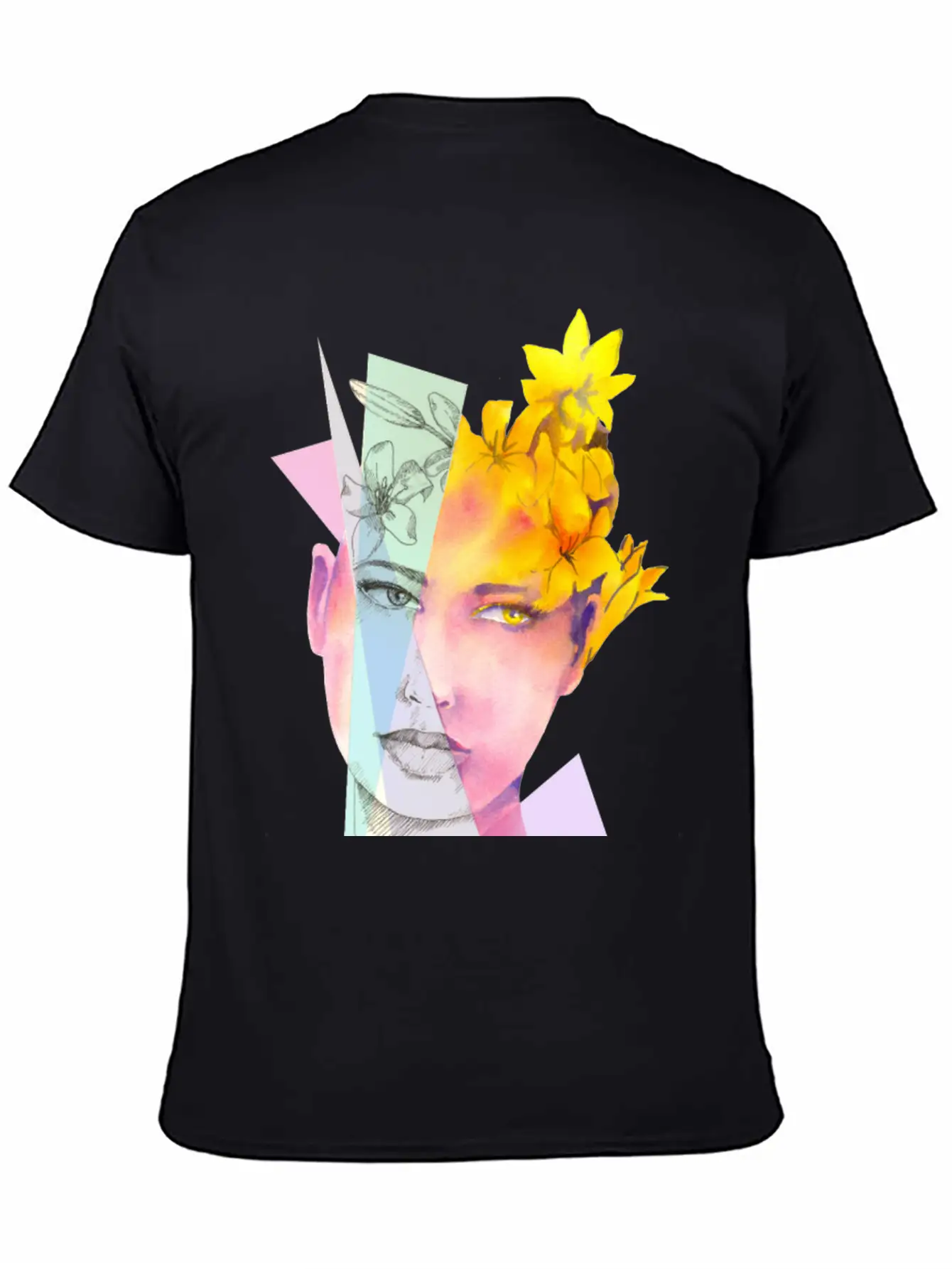 The Girl With Fire Flowers In Her Hair Classic Fit Graphic Tee For Daily Comfort – Unisex Cotton Shirt