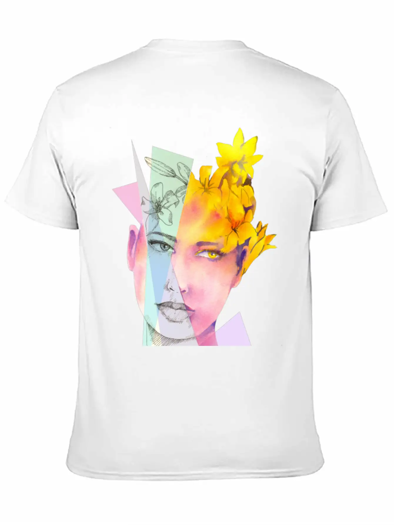 The Girl With Fire Flowers In Her Hair Classic Fit Graphic Tee For Daily Comfort – Unisex Cotton Shirt