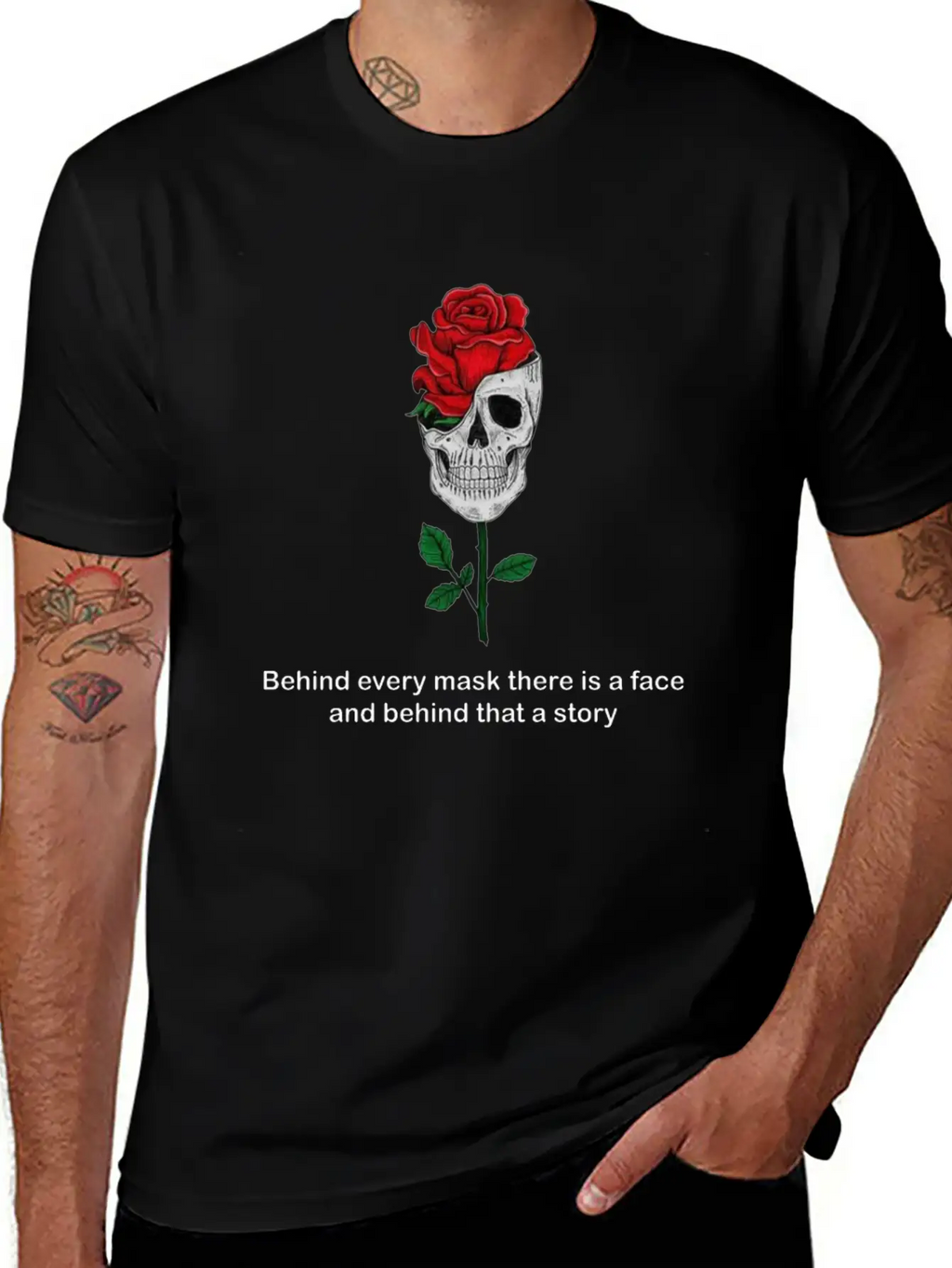 The Hidden Face Breathable Soft Cotton T-Shirt – Timeless Casual Look