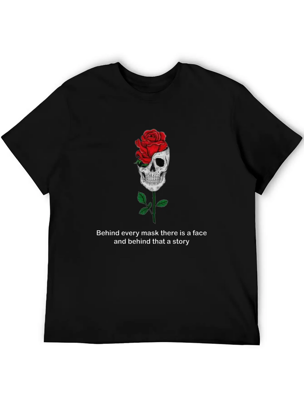 The Hidden Face Breathable Soft Cotton T-Shirt – Timeless Casual Look