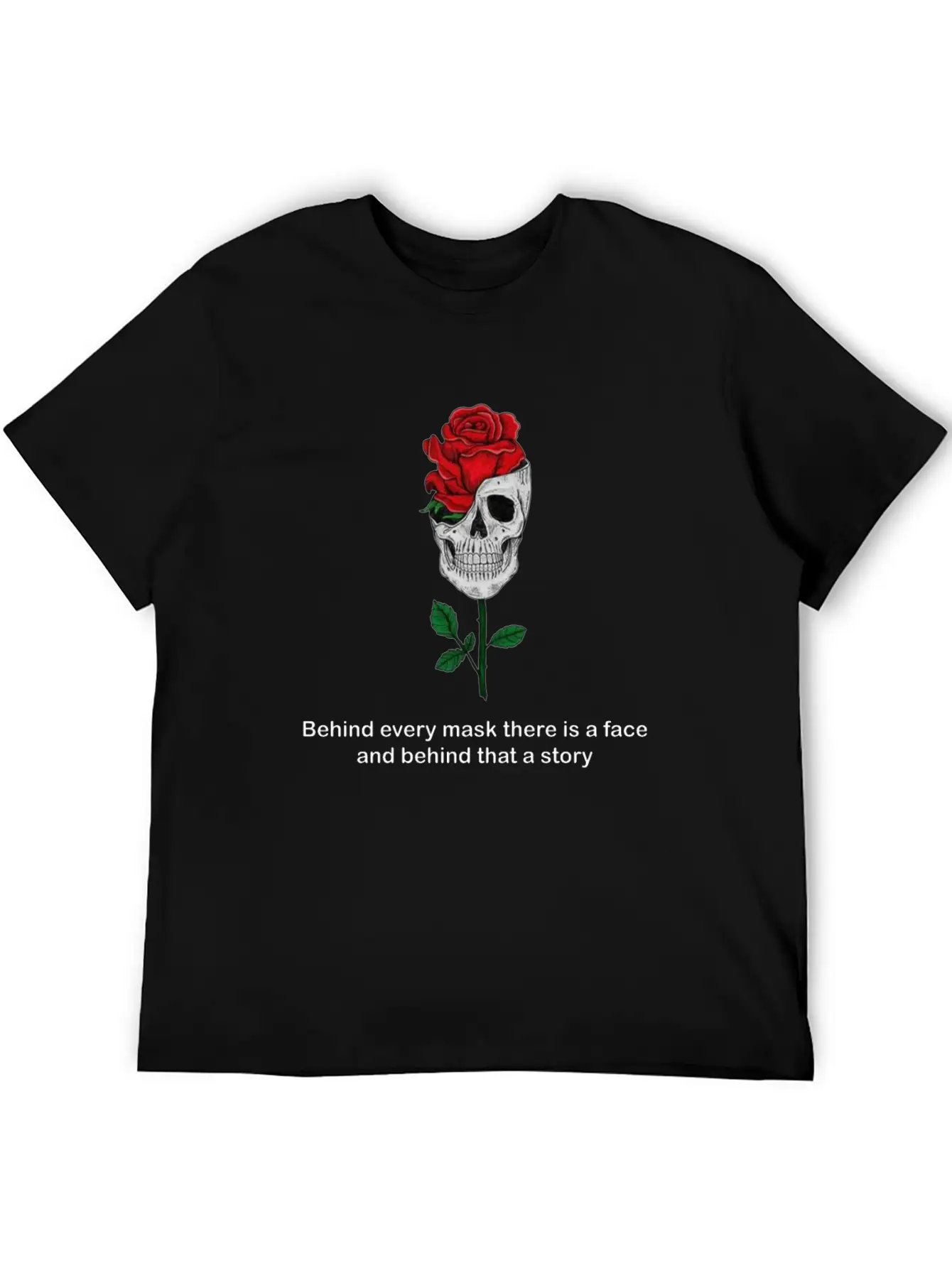 The Hidden Face Breathable Soft Cotton T-Shirt – Timeless Casual Look