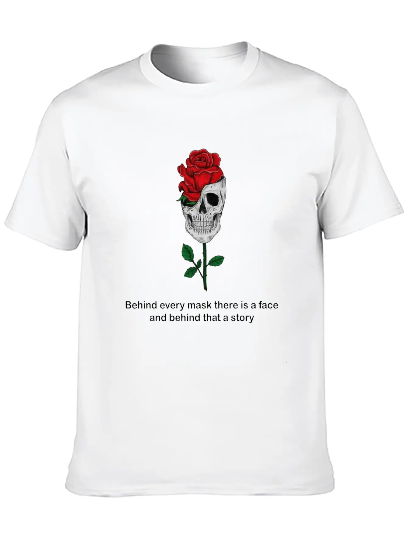 The Hidden Face Breathable Soft Cotton T-Shirt – Timeless Casual Look