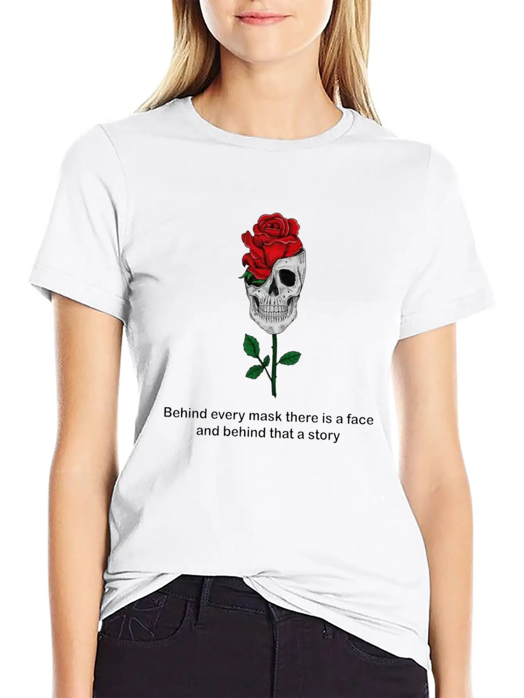 The Hidden Face Breathable Soft Cotton T-Shirt – Timeless Casual Look