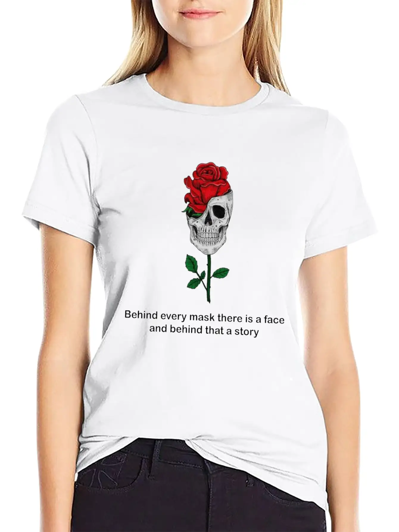 The Hidden Face Breathable Soft Cotton T-Shirt – Timeless Casual Look