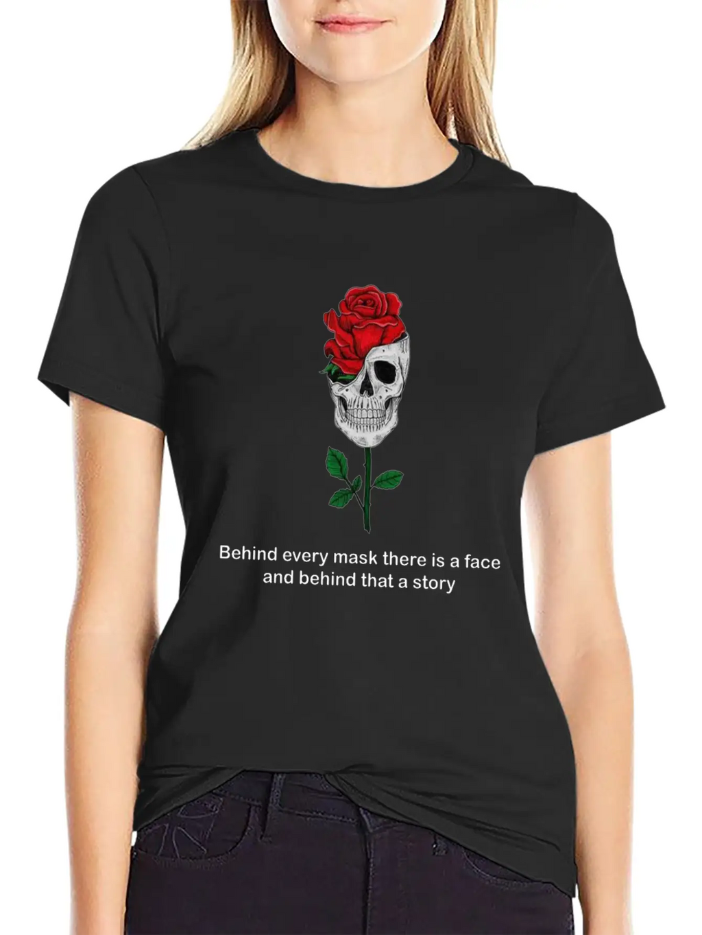 The Hidden Face Breathable Soft Cotton T-Shirt – Timeless Casual Look