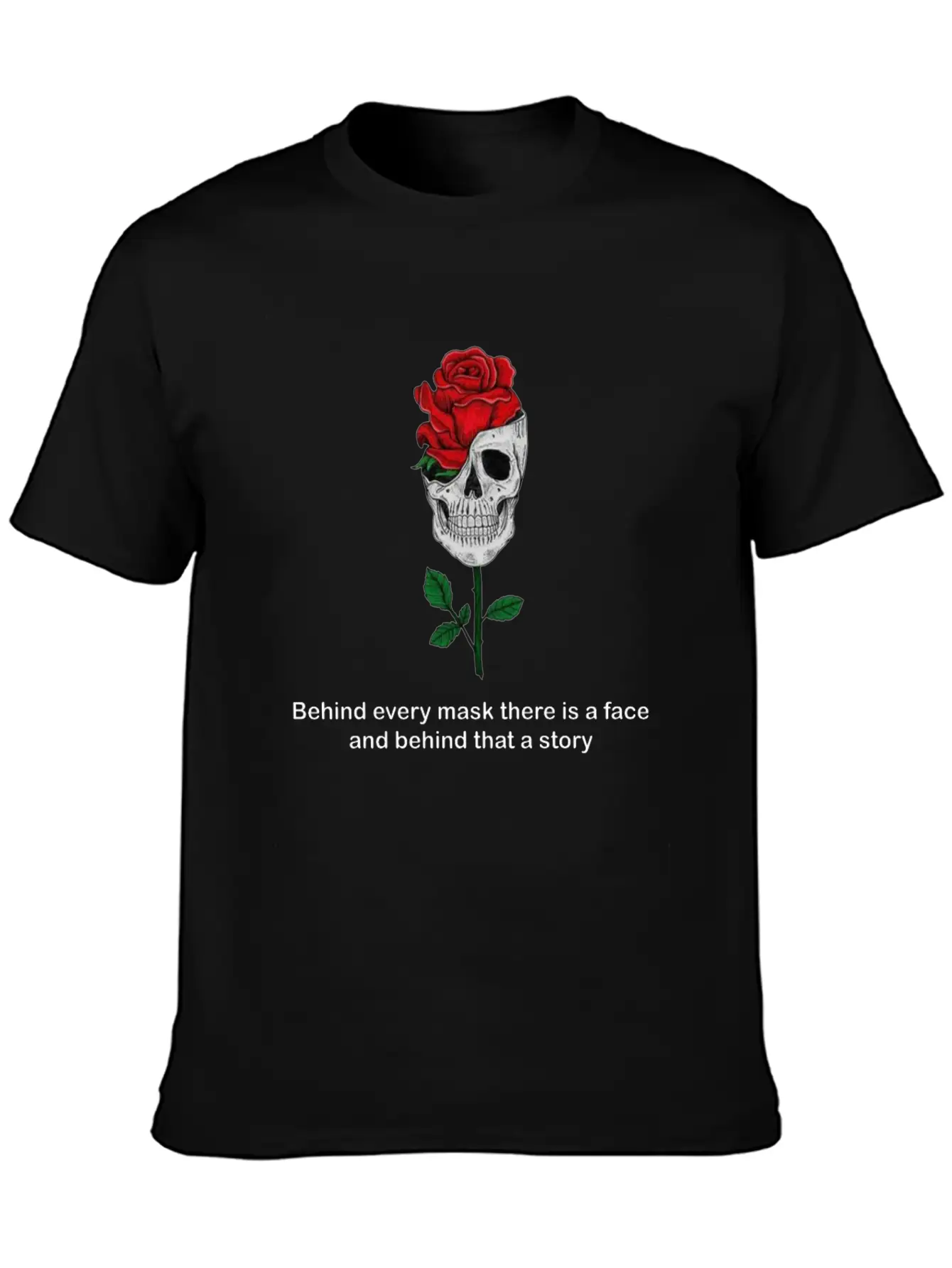 The Hidden Face Breathable Soft Cotton T-Shirt – Timeless Casual Look