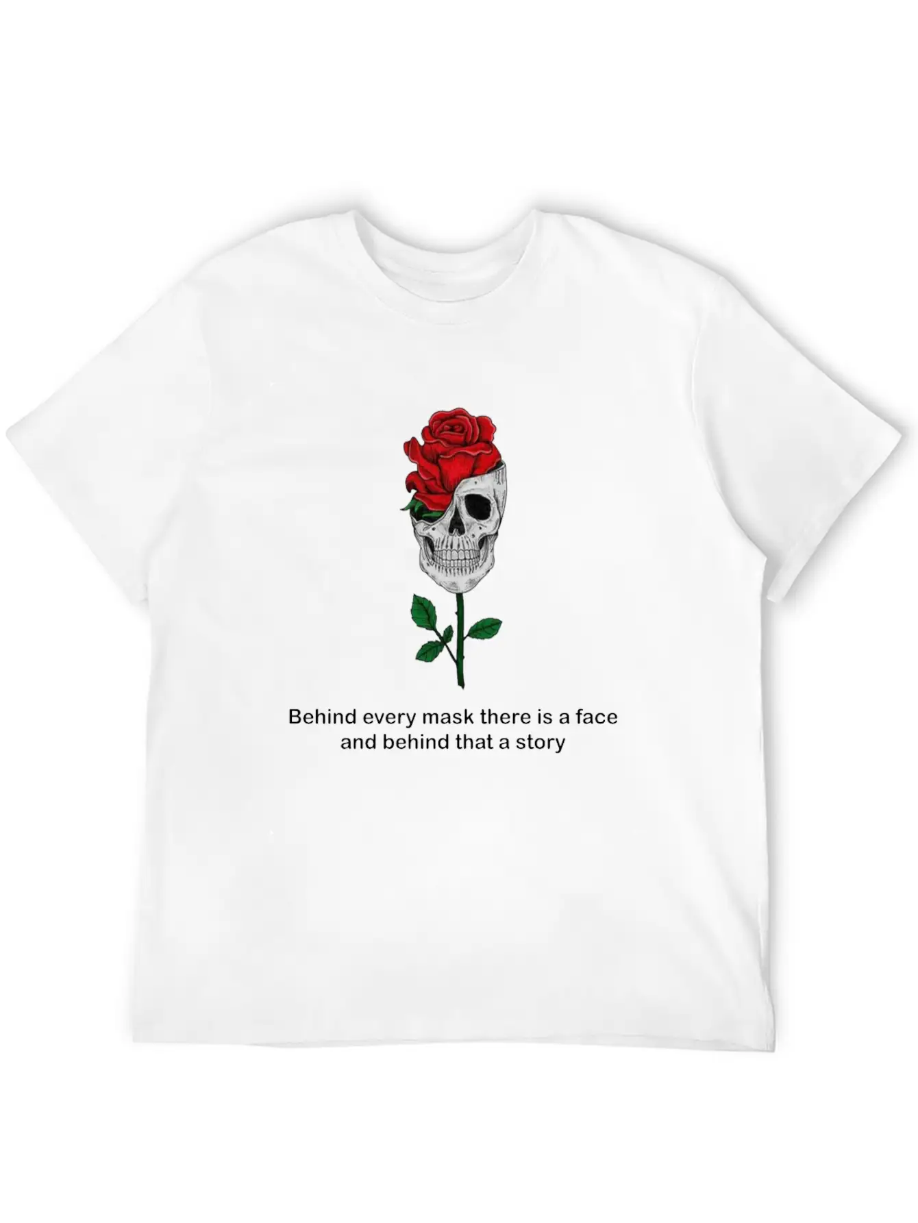 The Hidden Face Breathable Soft Cotton T-Shirt – Timeless Casual Look