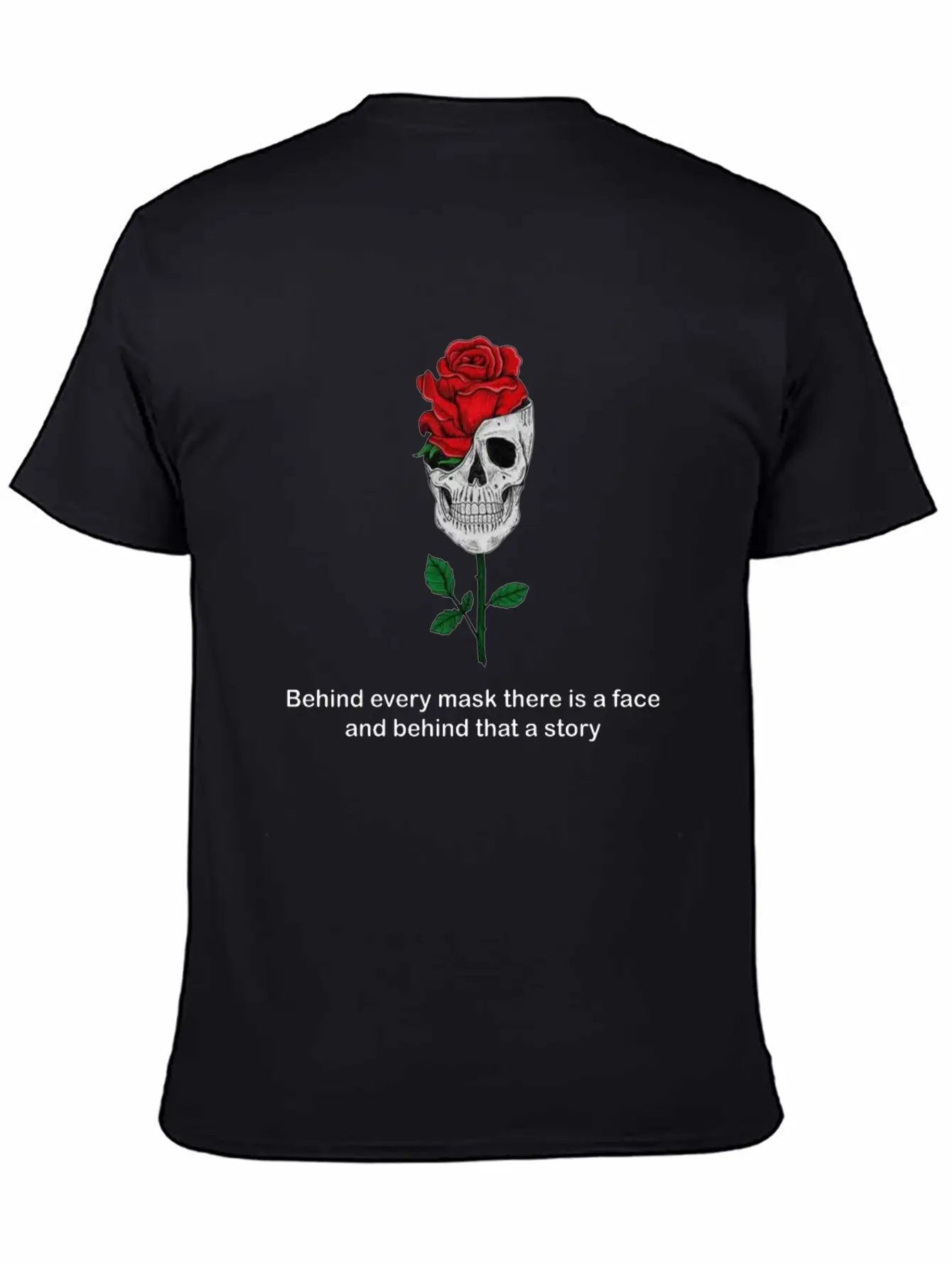 The Hidden Face Breathable Soft Cotton T-Shirt – Timeless Casual Look