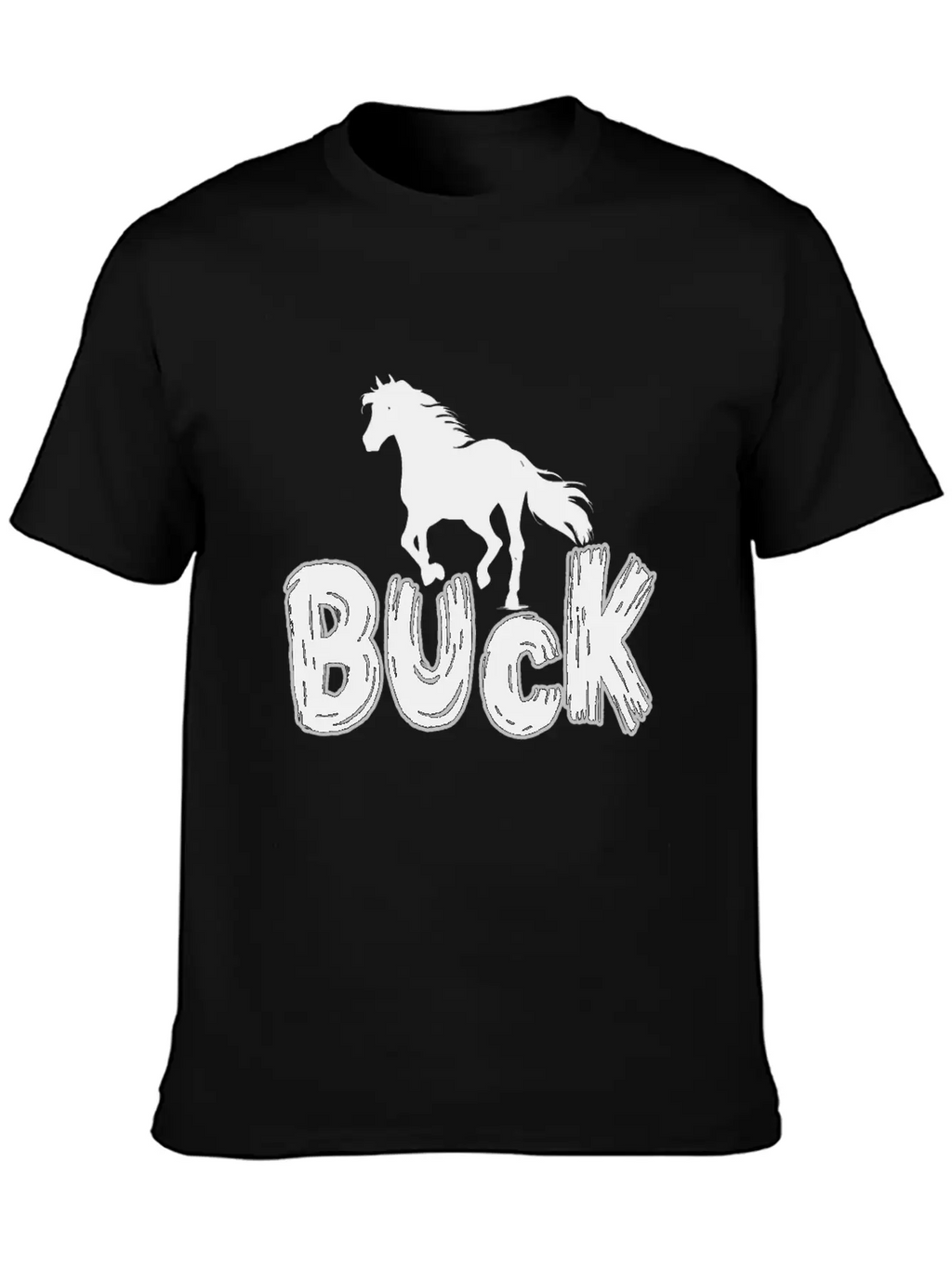 The Horse Buck Unisex Casual T-Shirt – Clean Design For Daily Comfort