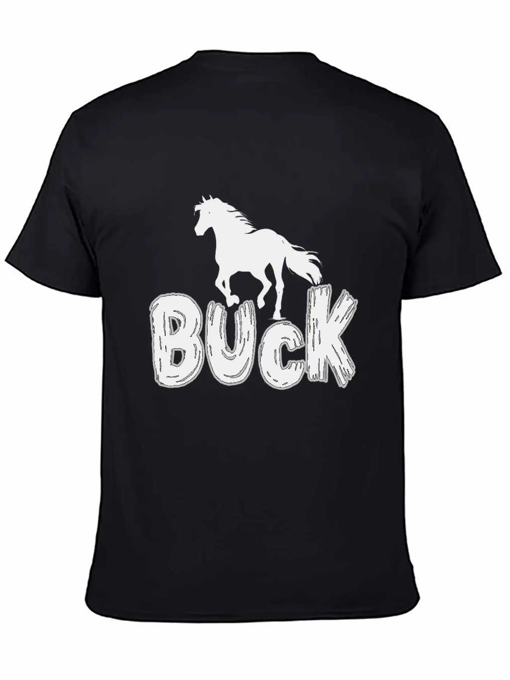 The Horse Buck Unisex Casual T-Shirt – Clean Design For Daily Comfort