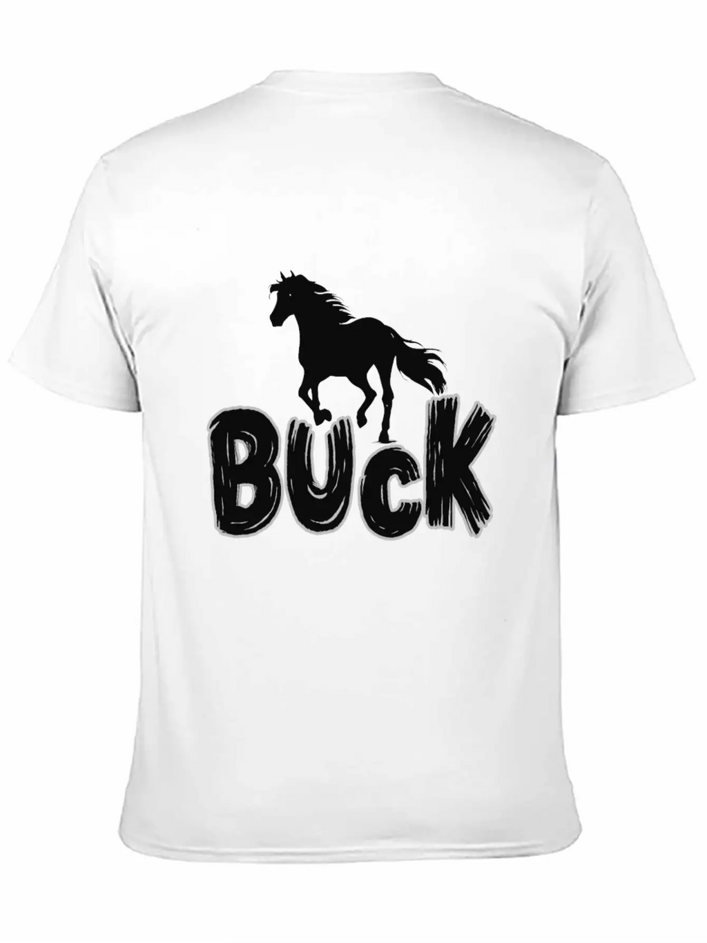 The Horse Buck Unisex Casual T-Shirt – Clean Design For Daily Comfort