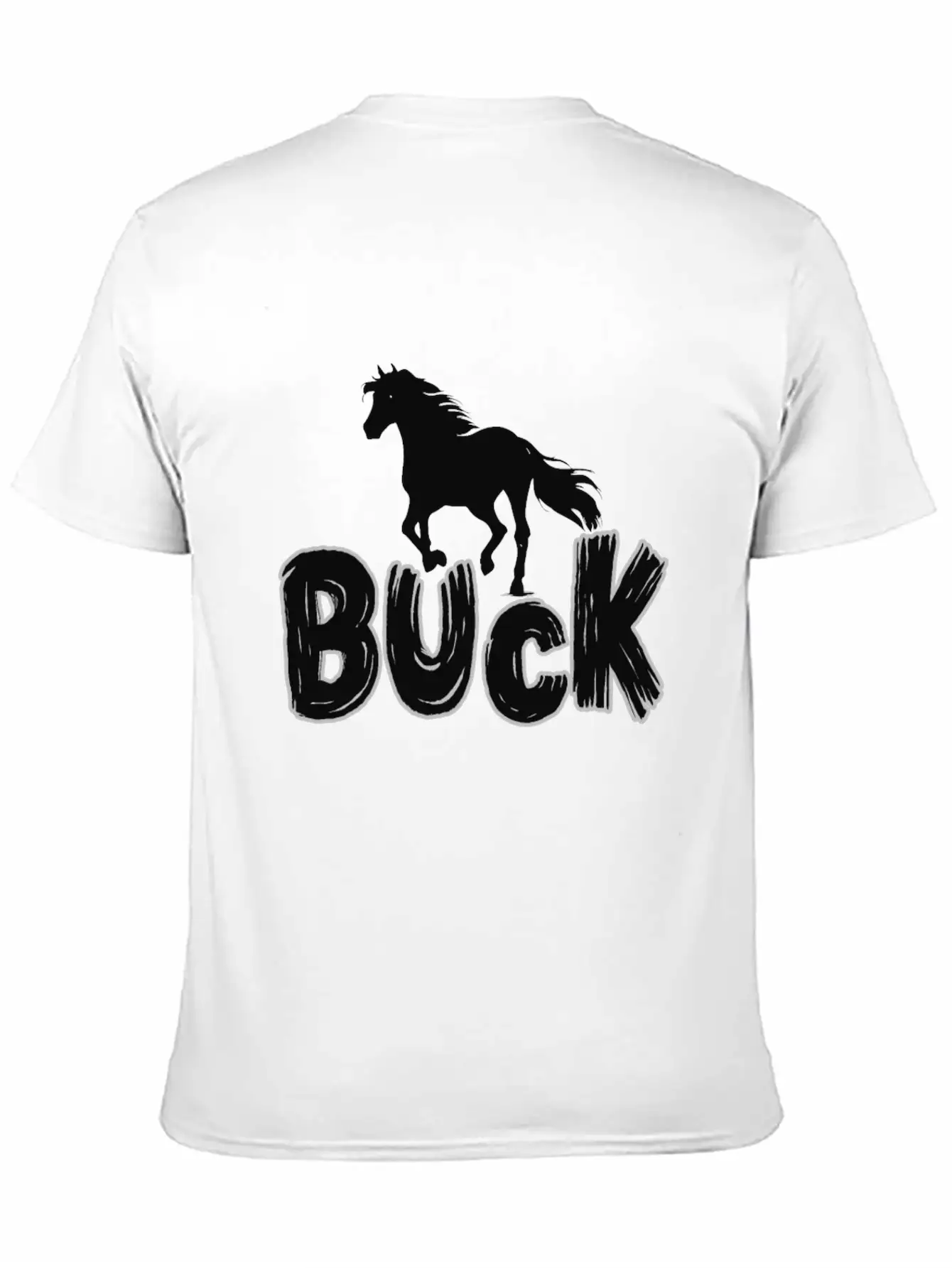 The Horse Buck Unisex Casual T-Shirt – Clean Design For Daily Comfort