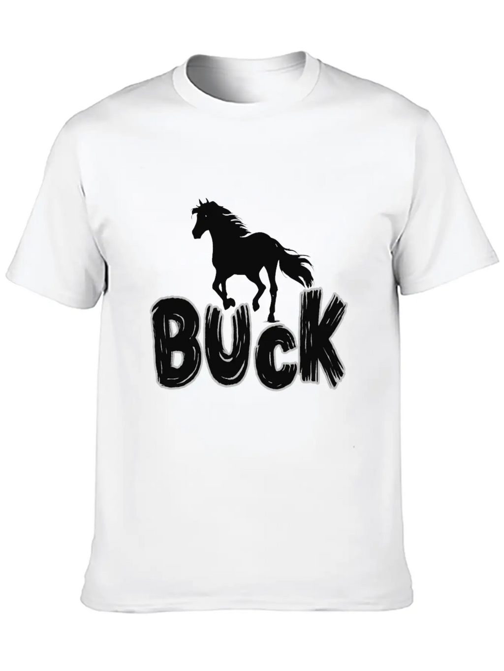 The Horse Buck Unisex Casual T-Shirt – Clean Design For Daily Comfort