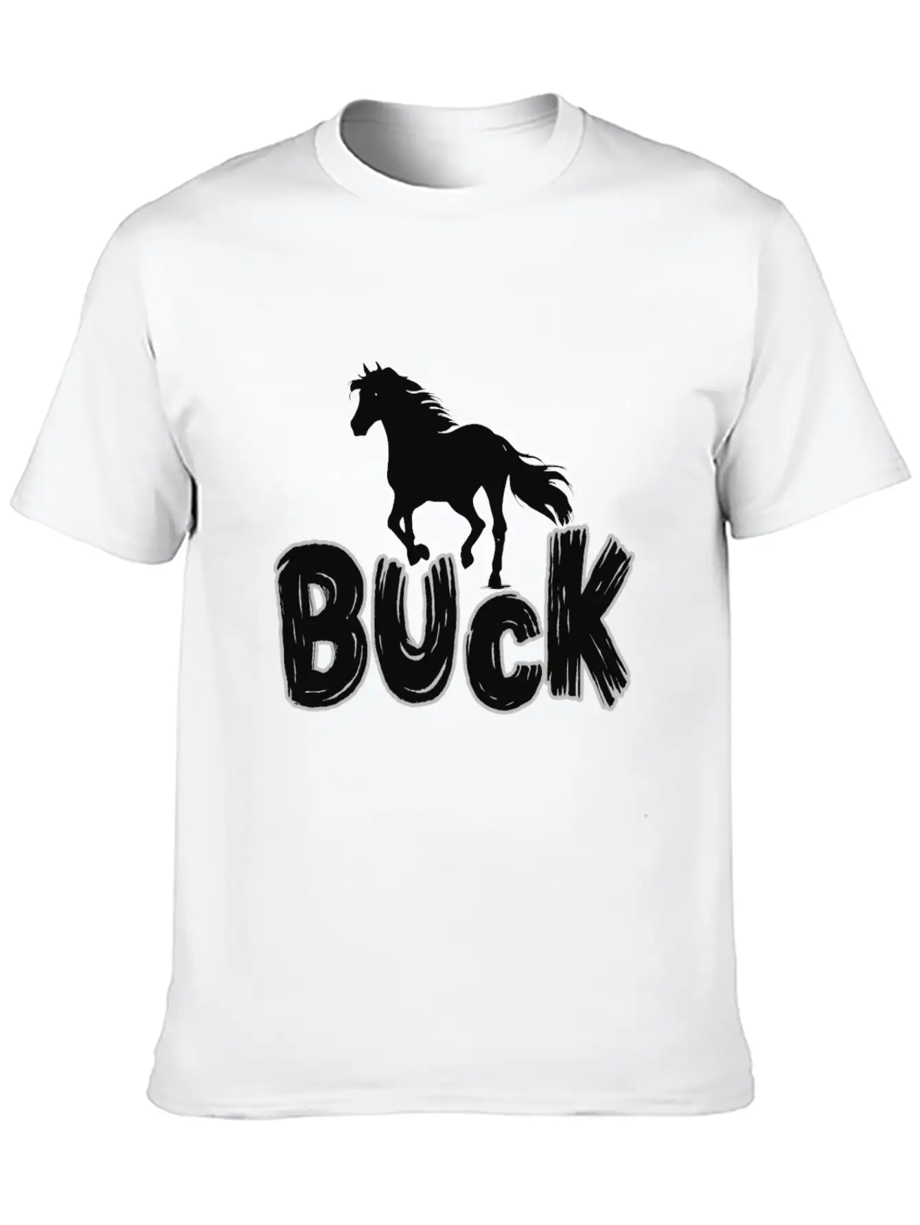 The Horse Buck Unisex Casual T-Shirt – Clean Design For Daily Comfort
