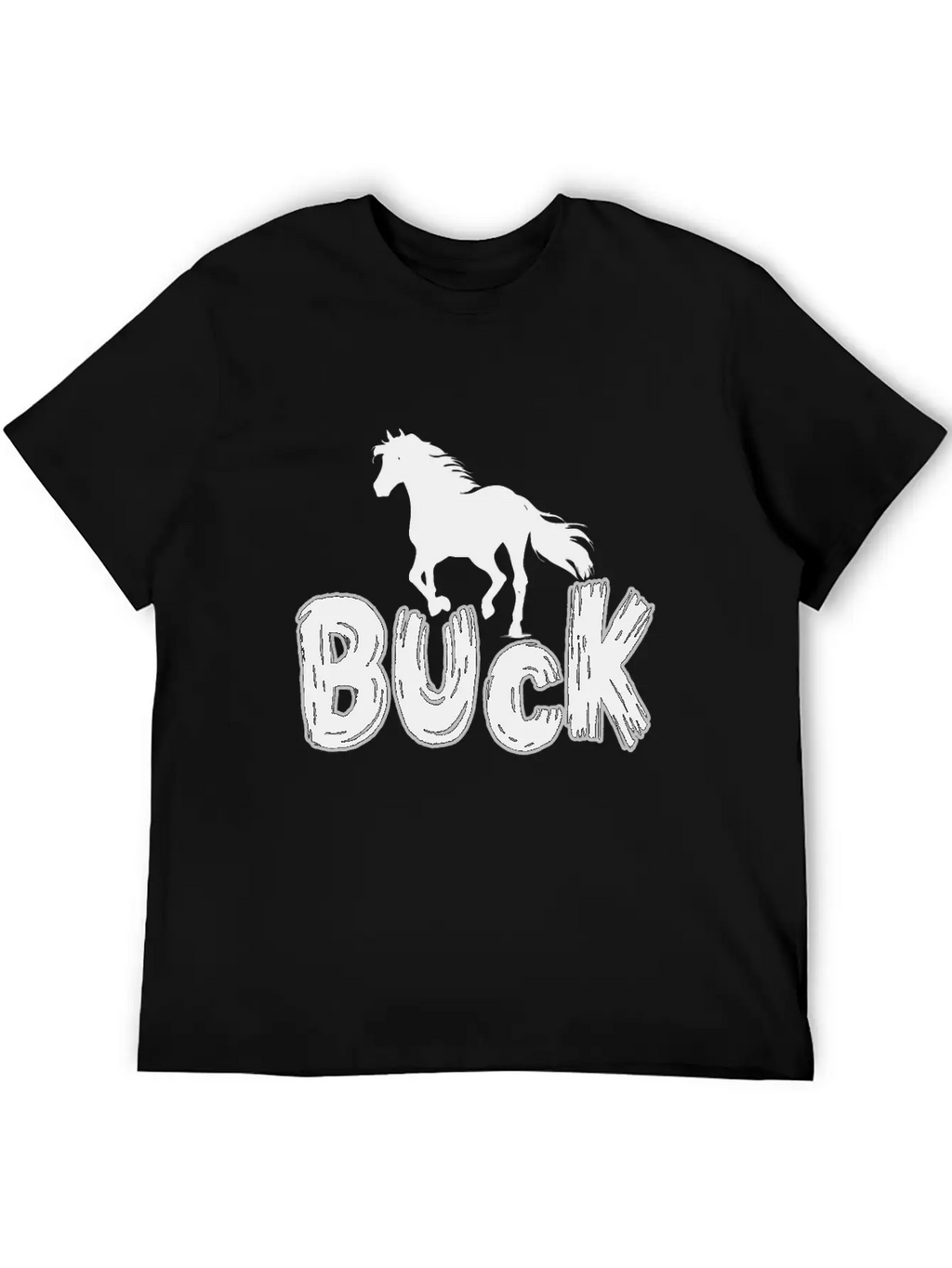 The Horse Buck Unisex Casual T-Shirt – Clean Design For Daily Comfort
