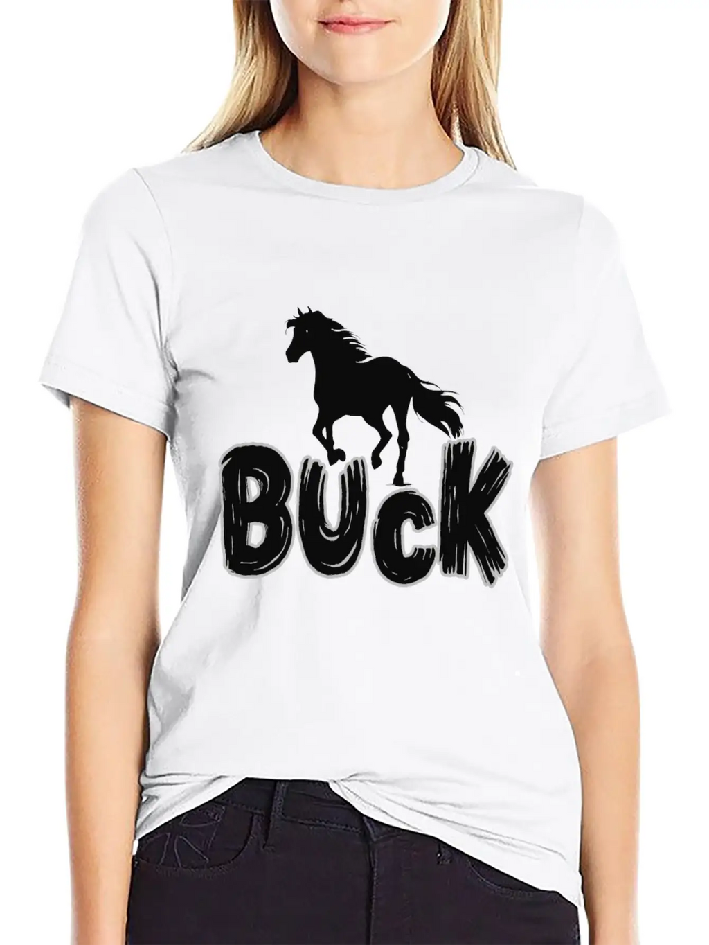 The Horse Buck Unisex Casual T-Shirt – Clean Design For Daily Comfort