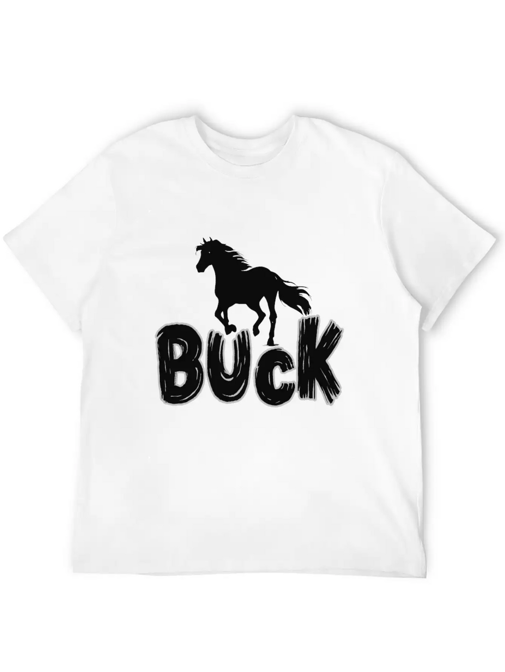 The Horse Buck Unisex Casual T-Shirt – Clean Design For Daily Comfort