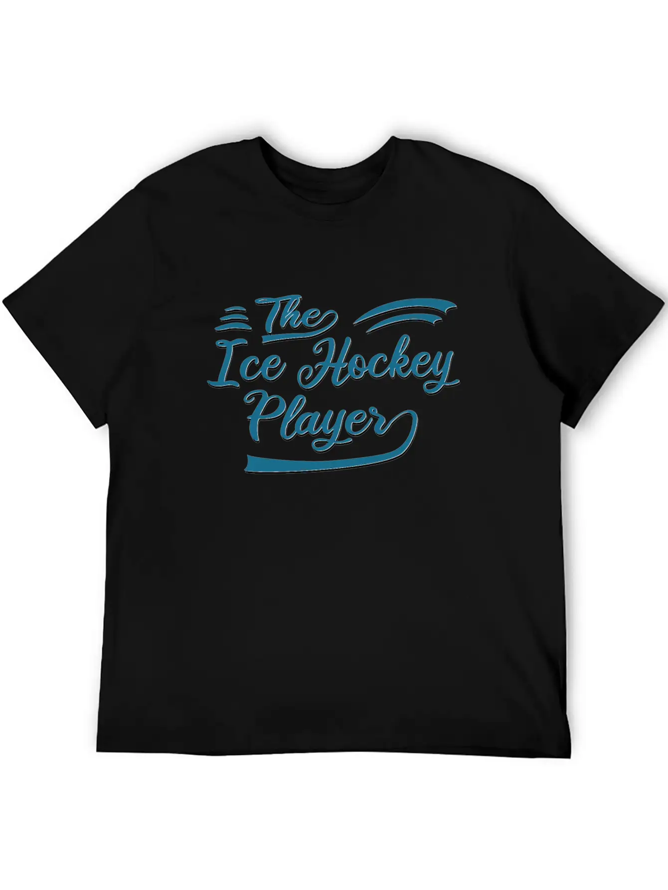 The Ice Hockey Player Stylish Everyday T-Shirt – Unisex Basic Cotton Tee