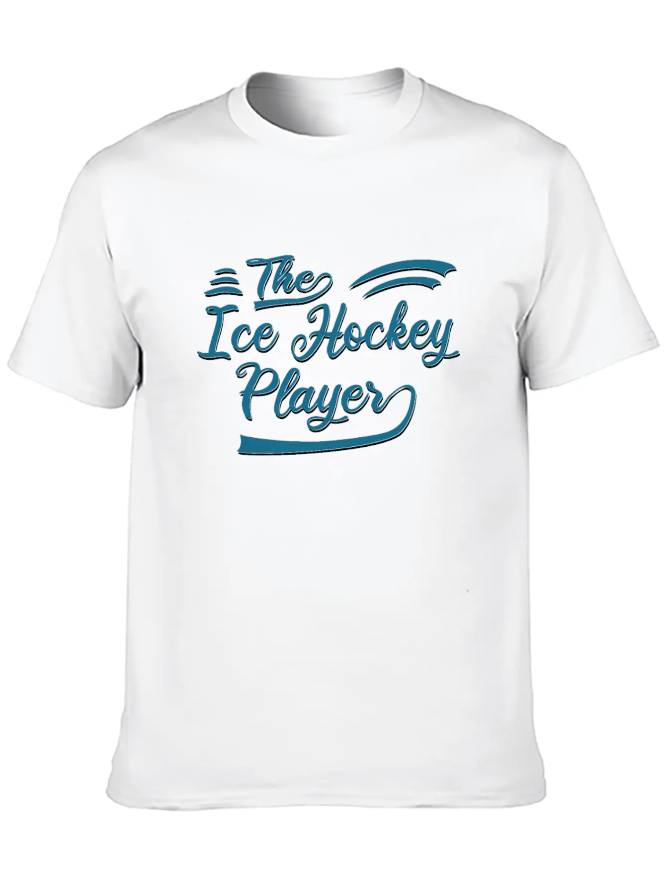 The Ice Hockey Player Stylish Everyday T-Shirt – Unisex Basic Cotton Tee